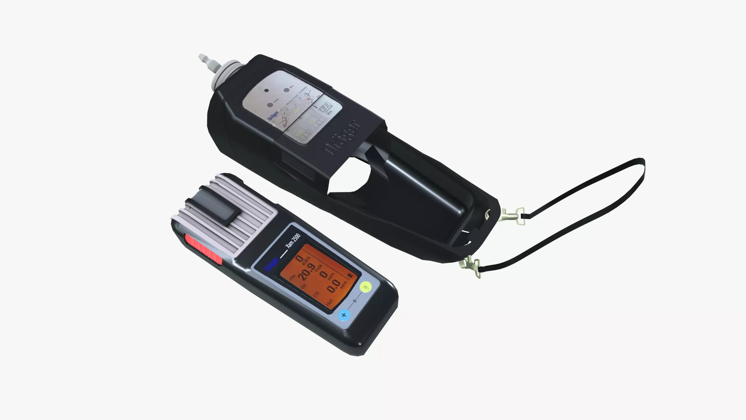 Gas Controller Low-poly 3D model_0