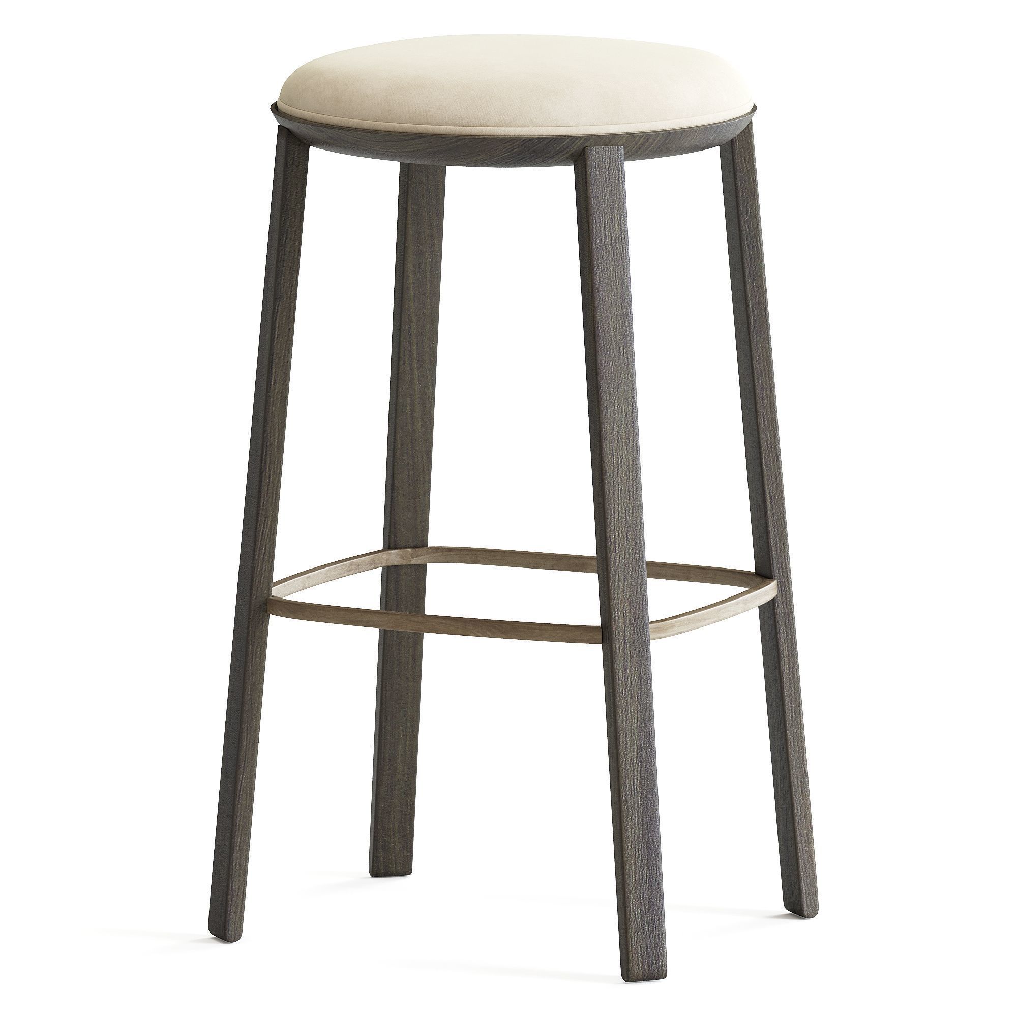Collette Bar Stool With Cushion 3D model_1