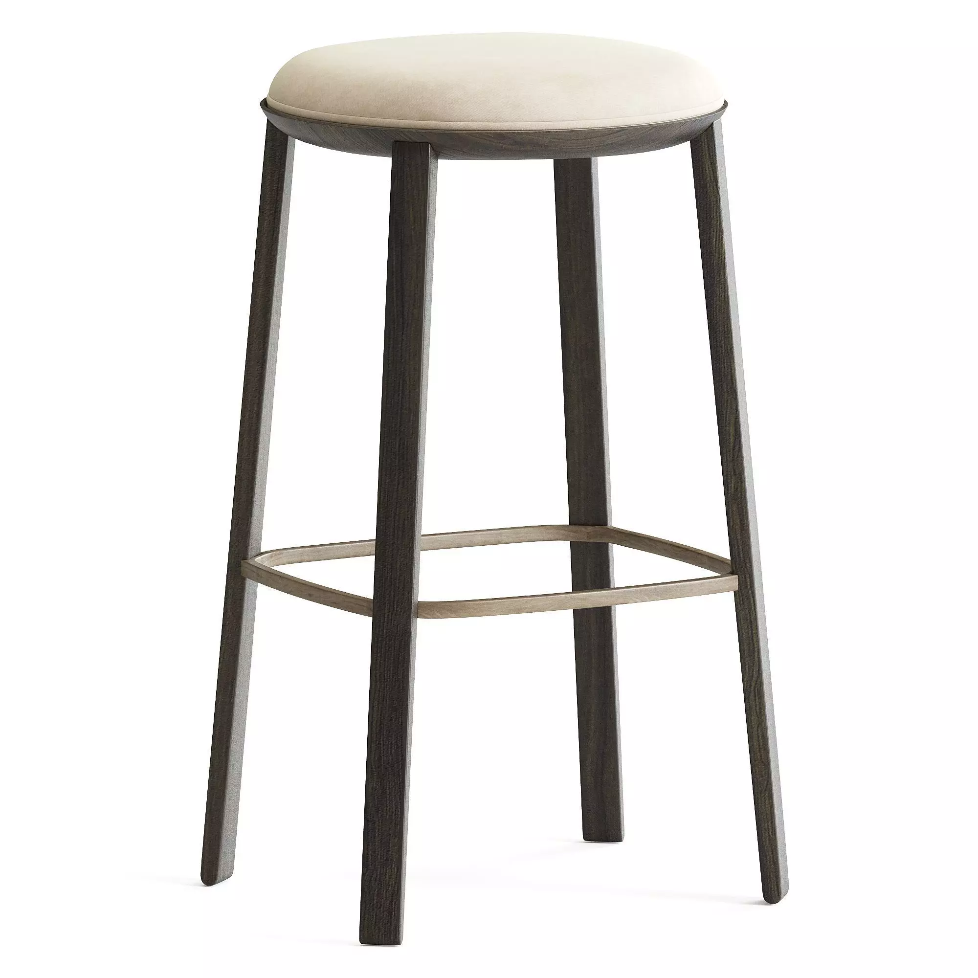 Collette Bar Stool With Cushion 3D model_0