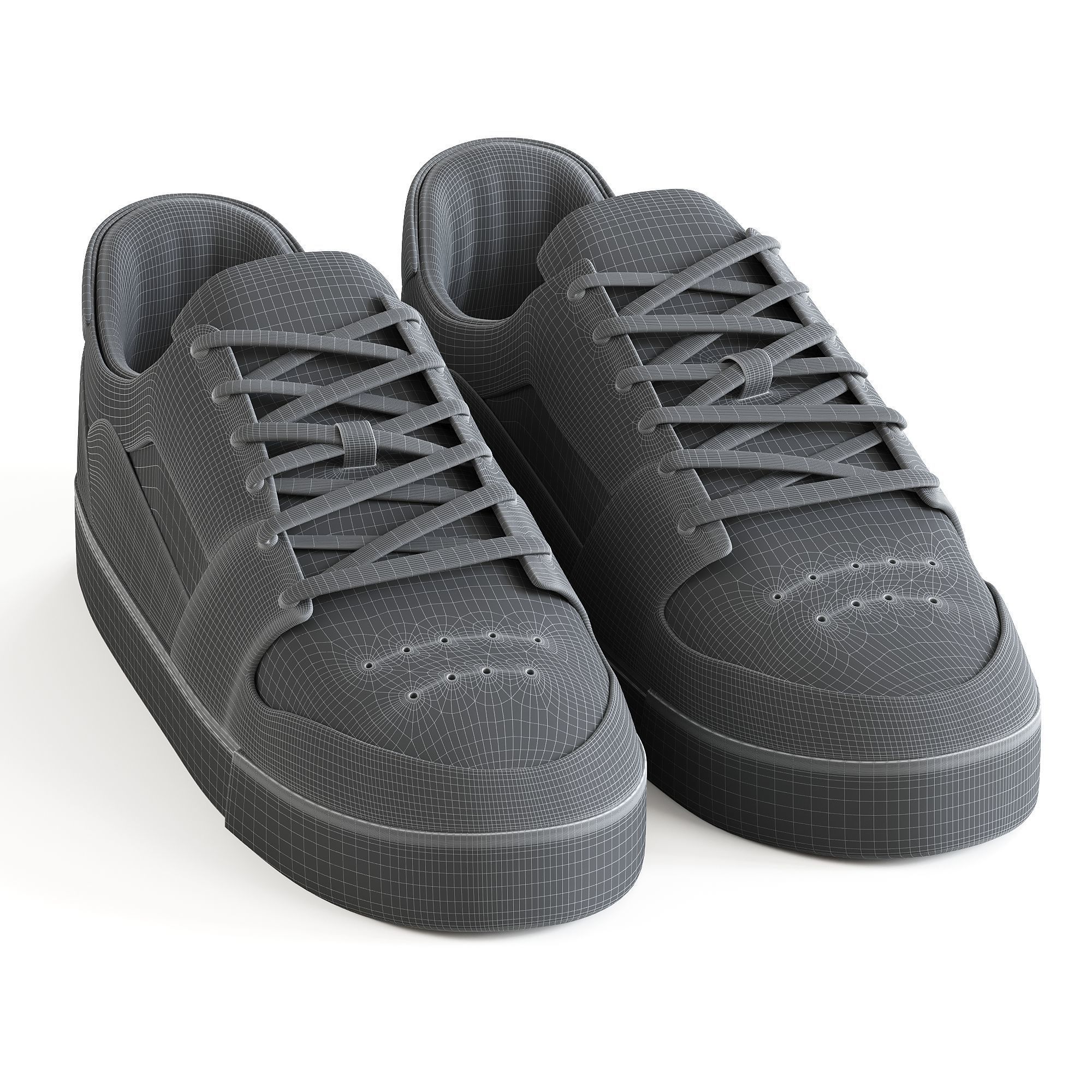 Man sneakers 3D model_6