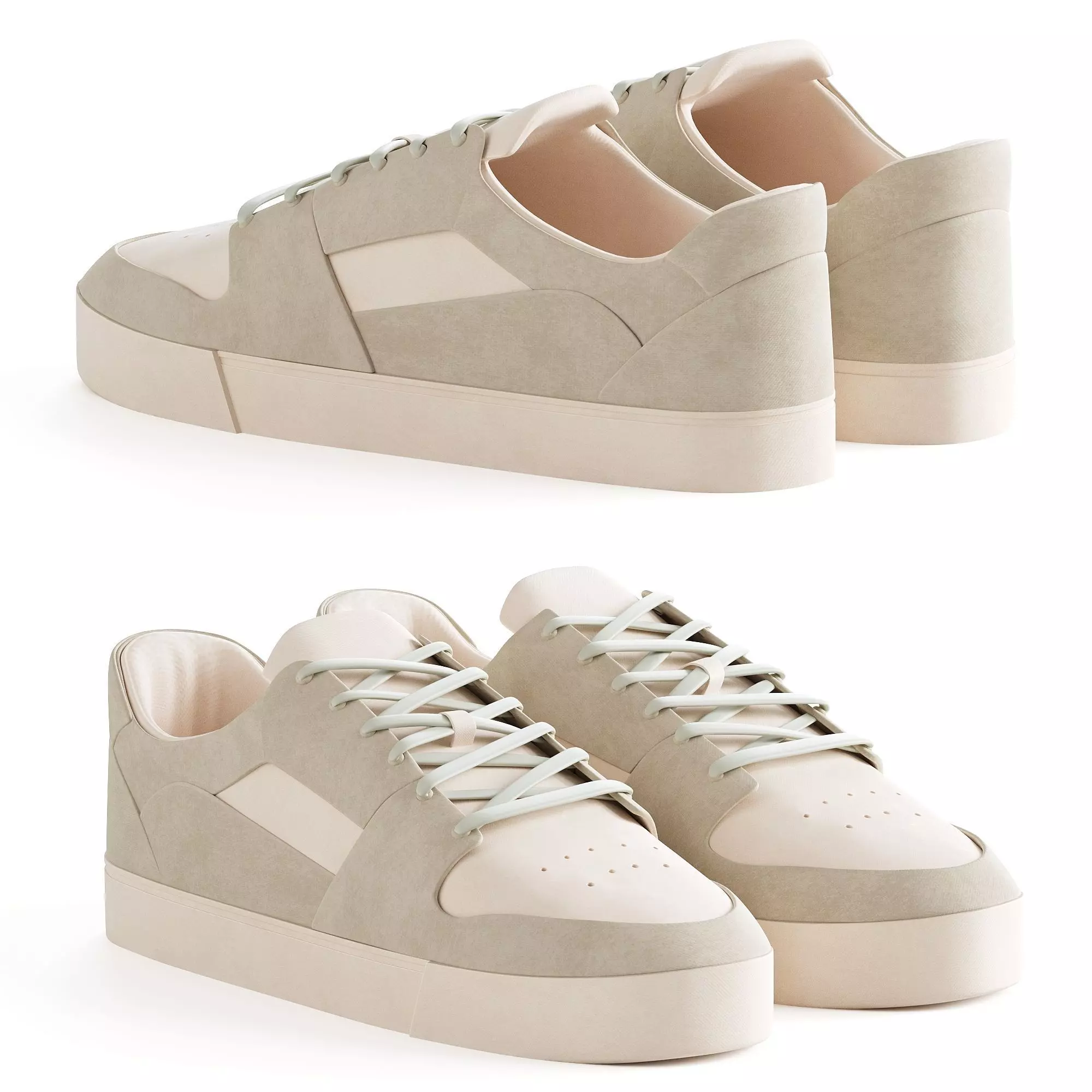 Man sneakers 3D model_0