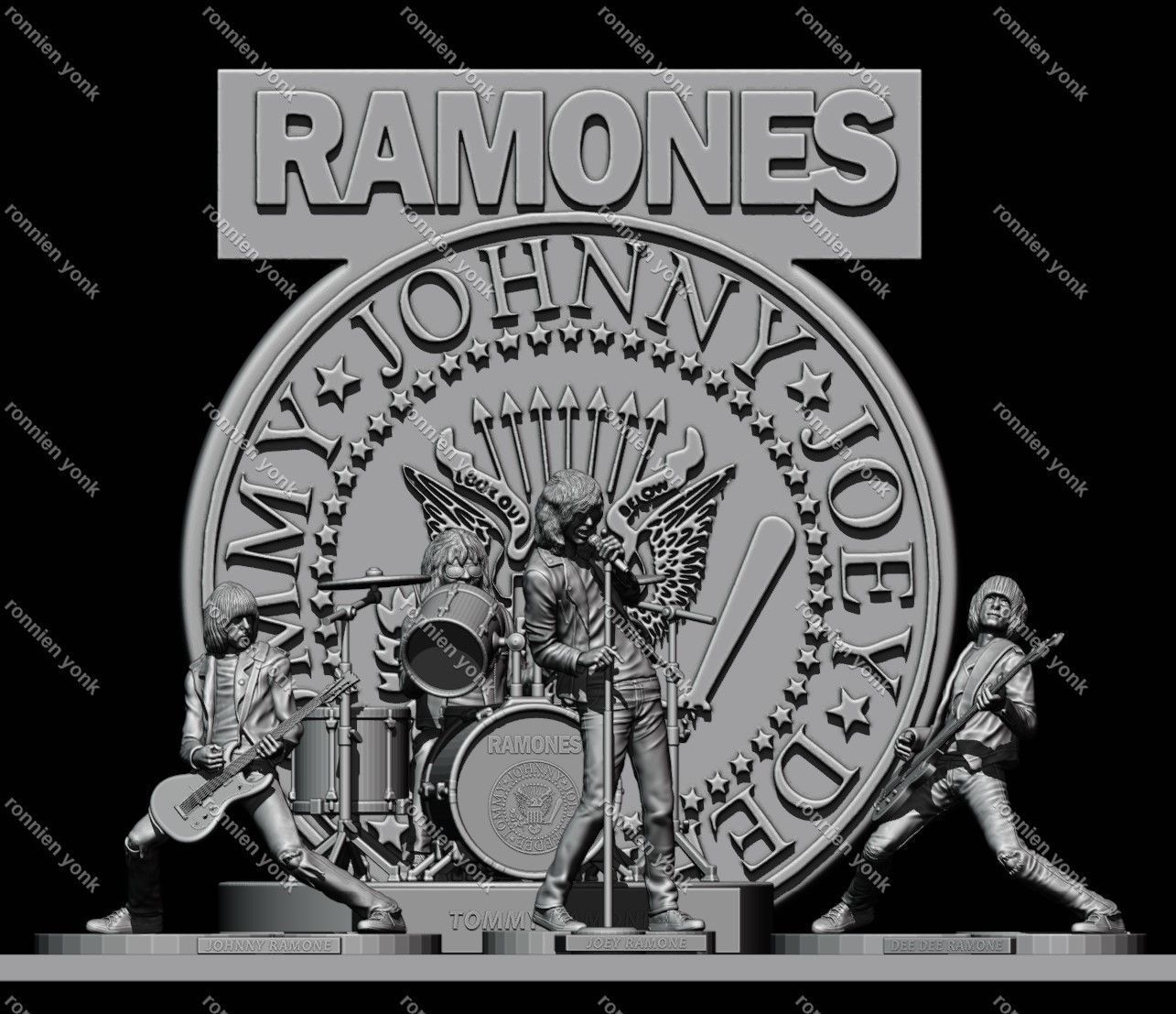 Joey Ramone 3d printing 3D print model_2