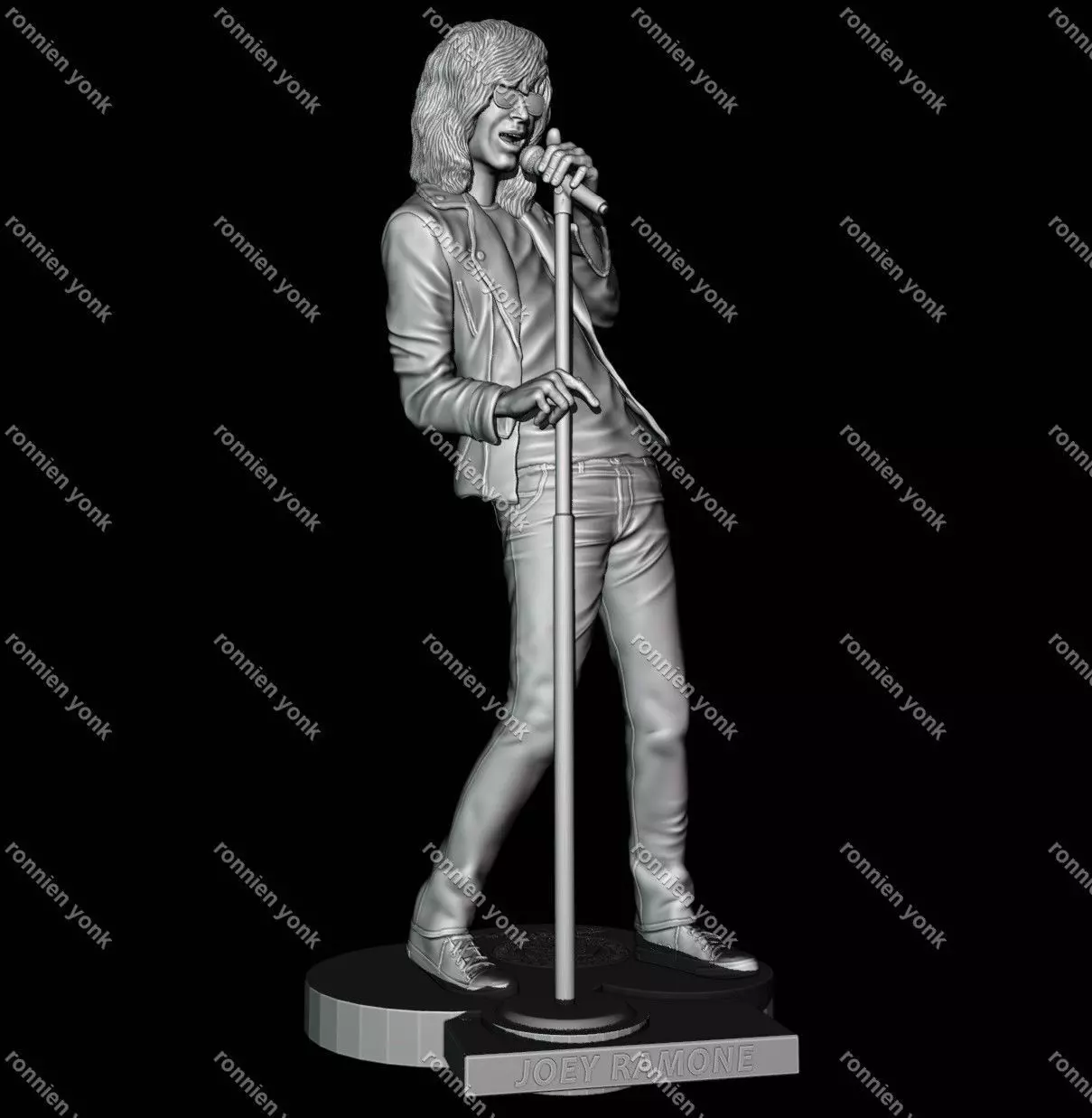 Joey Ramone 3d printing 3D print model_0