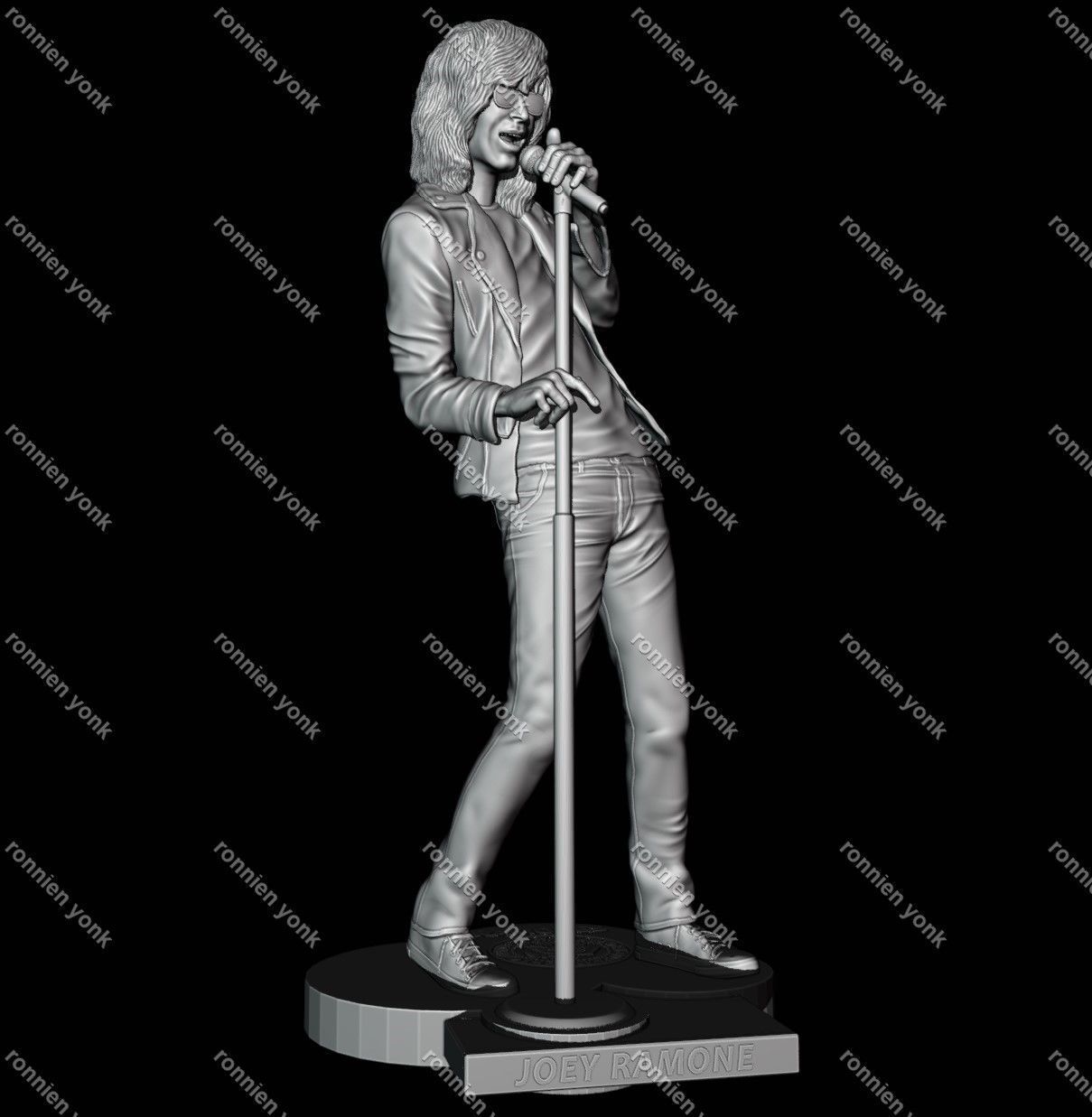 Joey Ramone 3d printing 3D print model_17