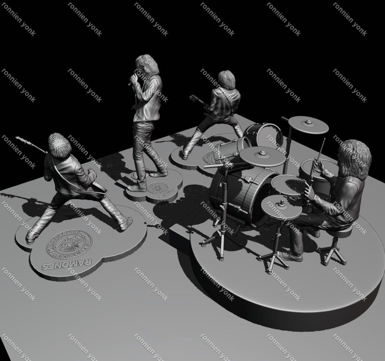 Joey Ramone 3d printing 3D print model_23