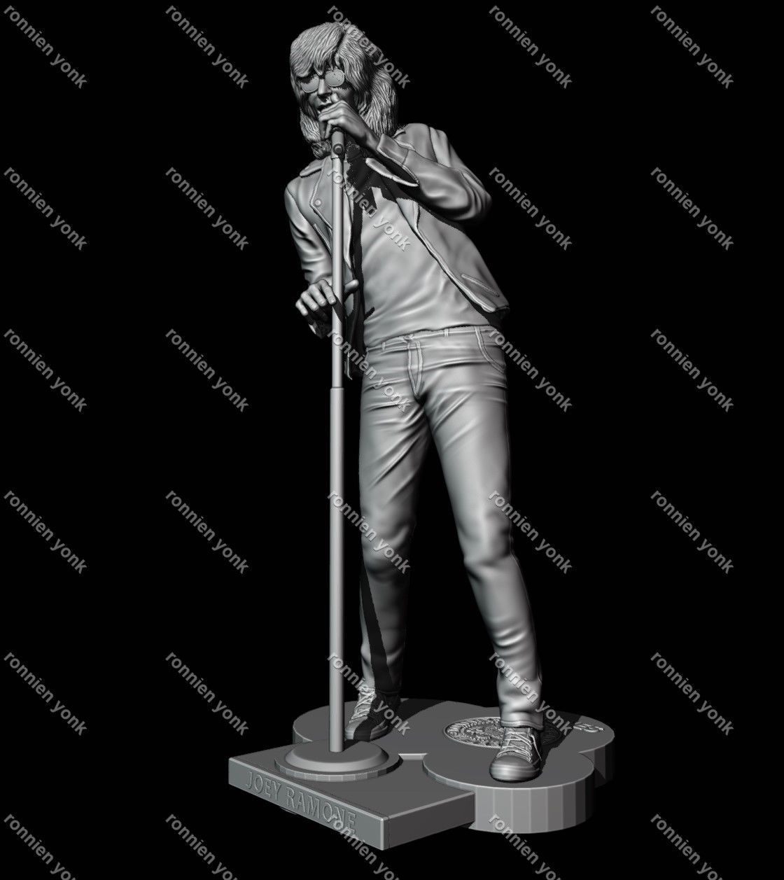 Joey Ramone 3d printing 3D print model_19