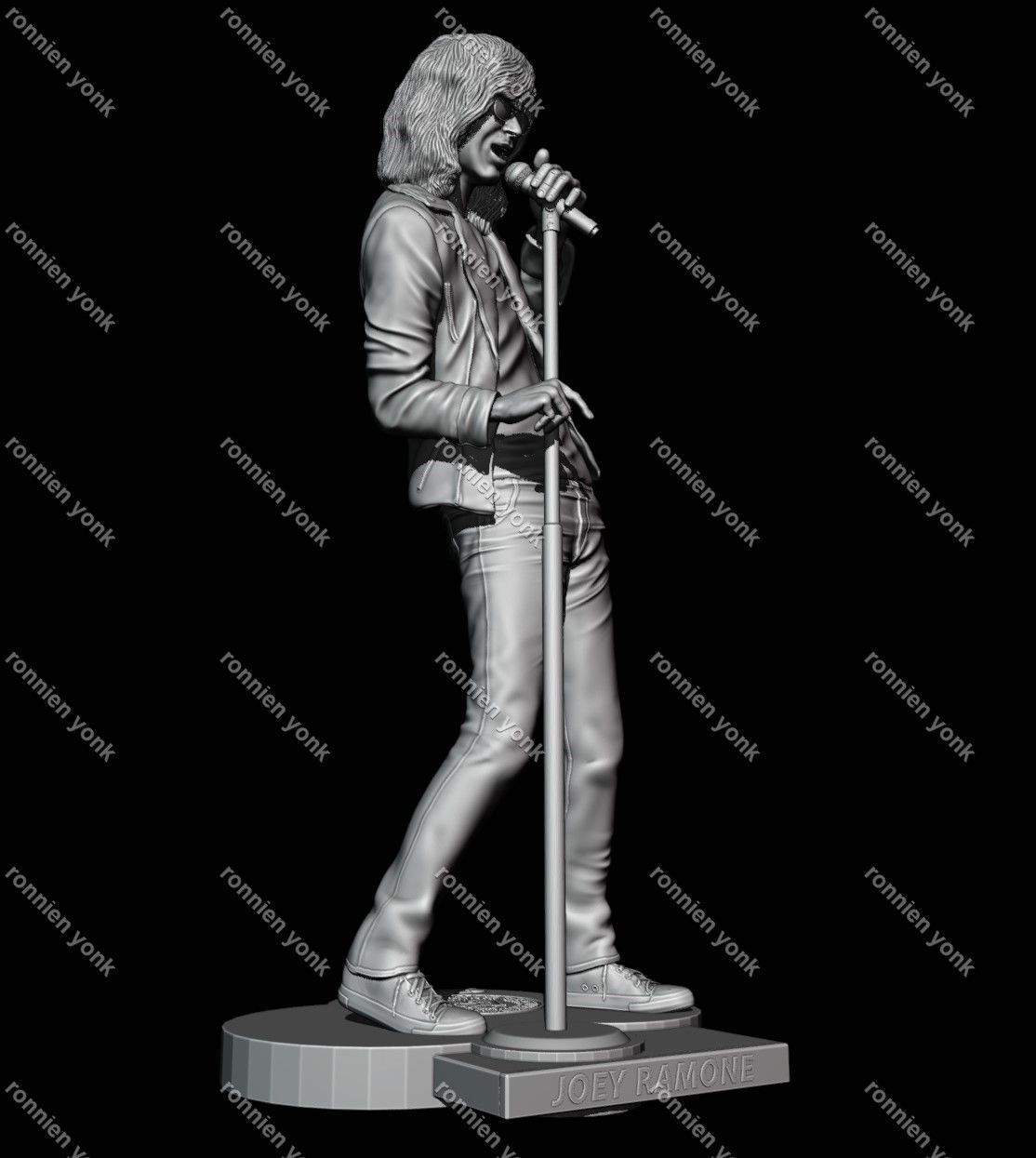 Joey Ramone 3d printing 3D print model_14