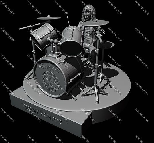 tommy ramone 3d printing 3D print model