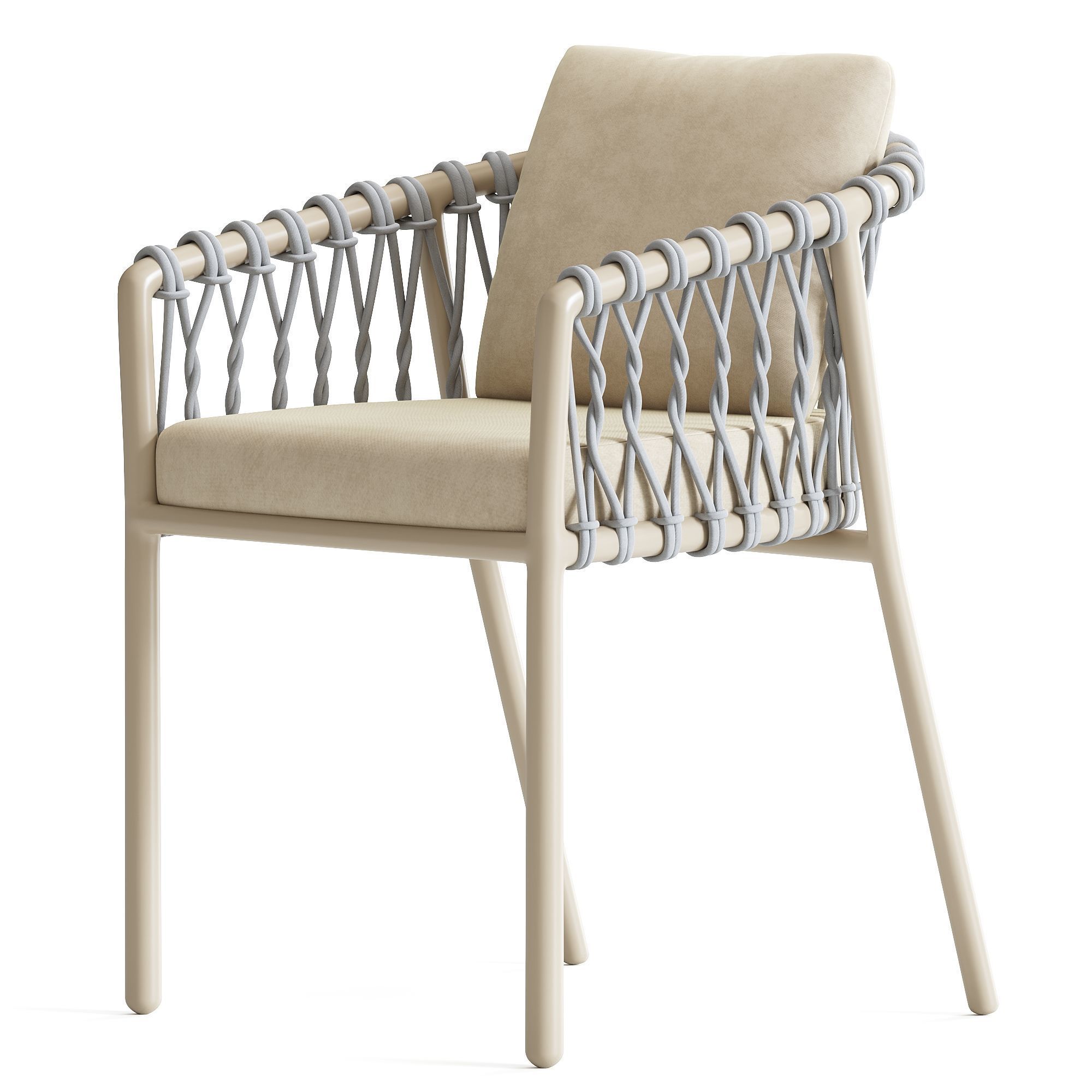 Oscar Bar Stool with Arms 3D model_6