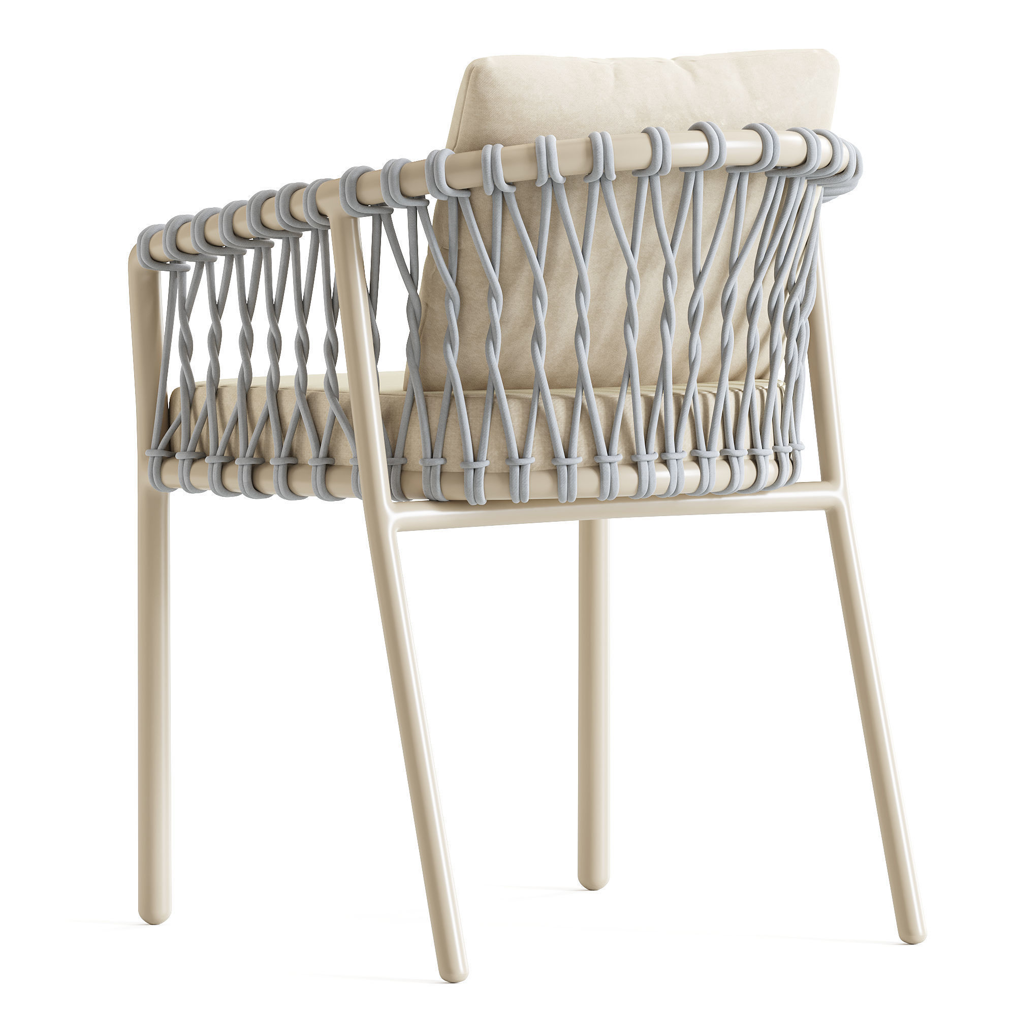 Oscar Bar Stool with Arms 3D model_8