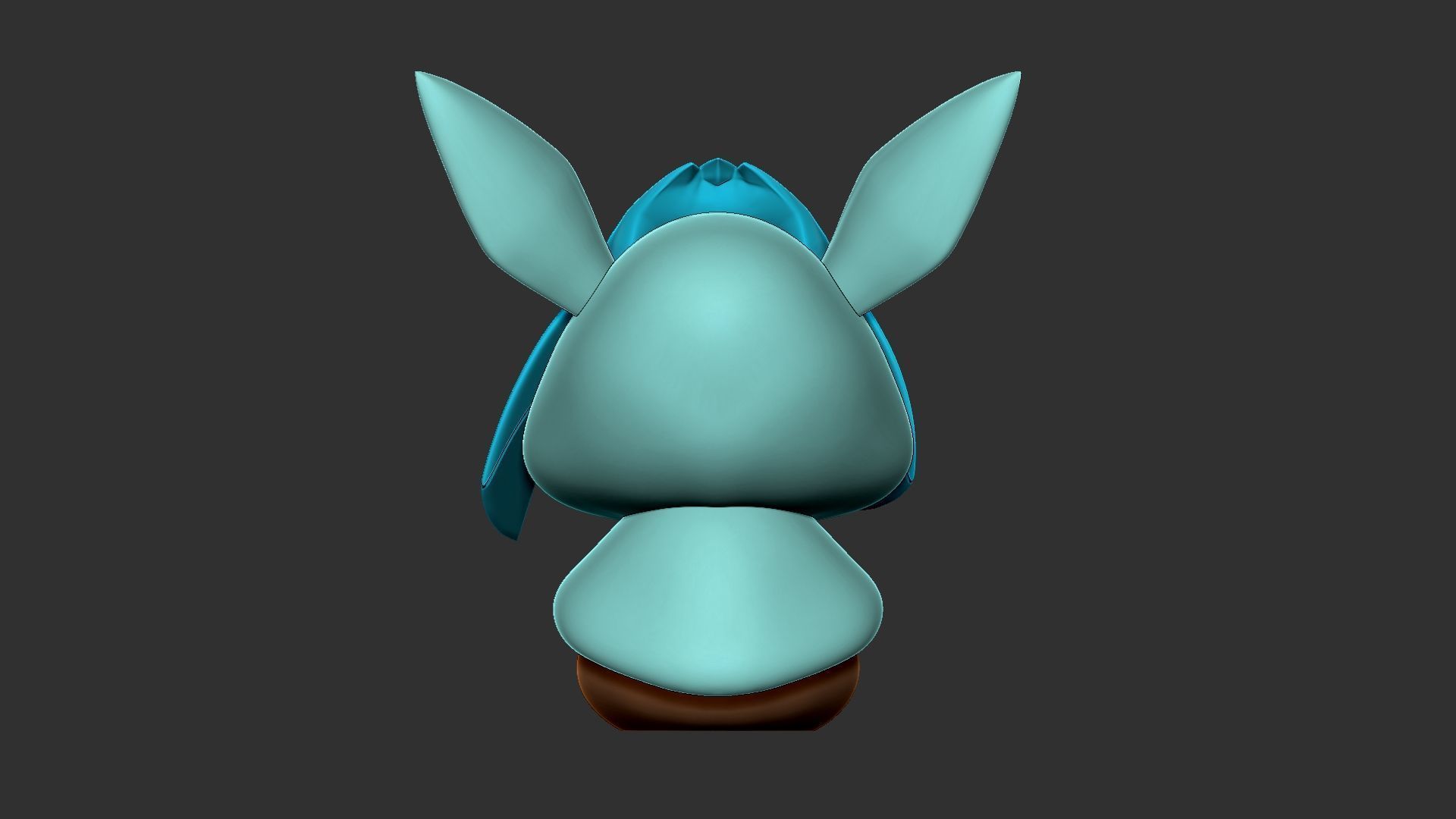 eevee glaceon style 3D print model_5
