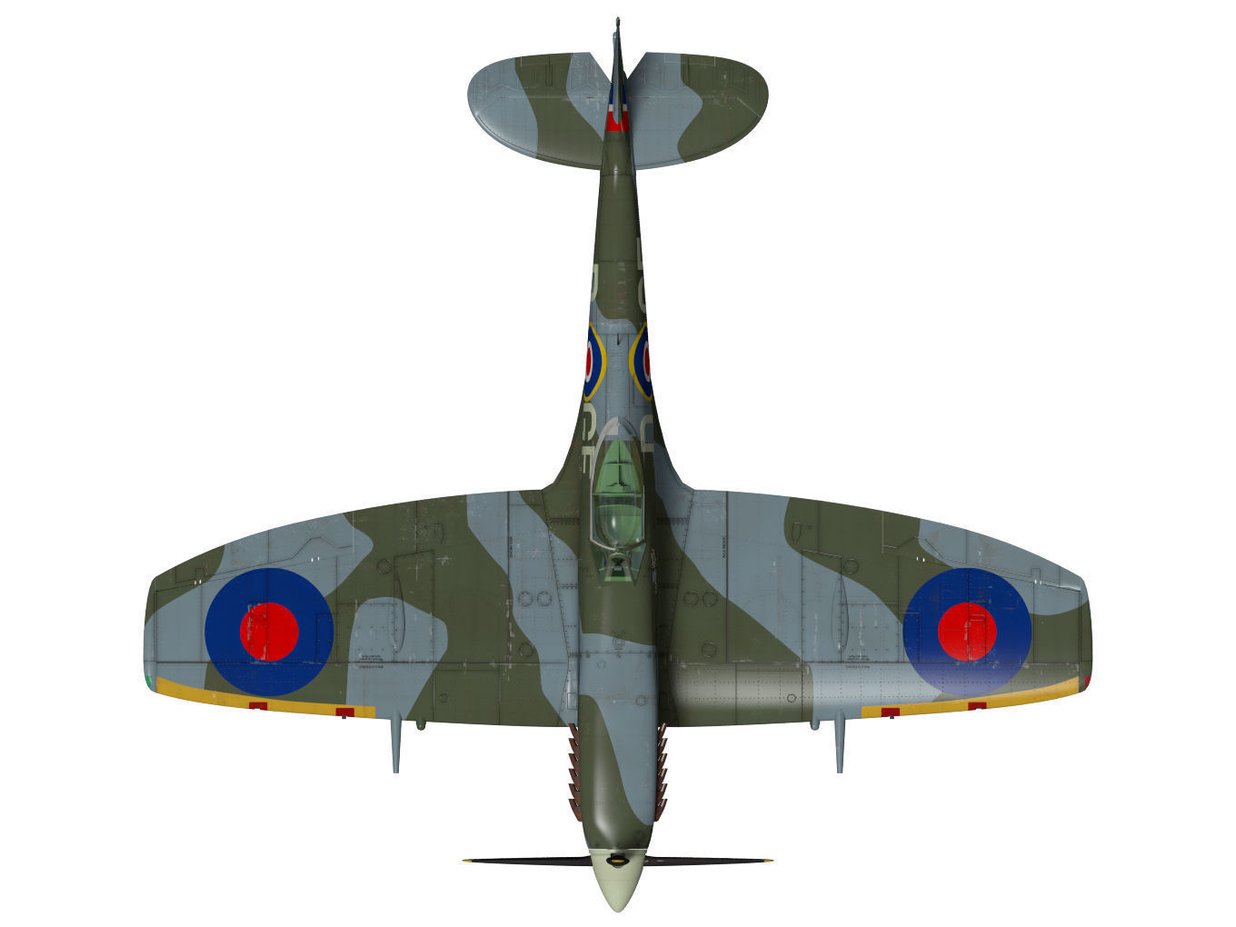 Supermarine Spitfire Mk-XVIe 3D model_13