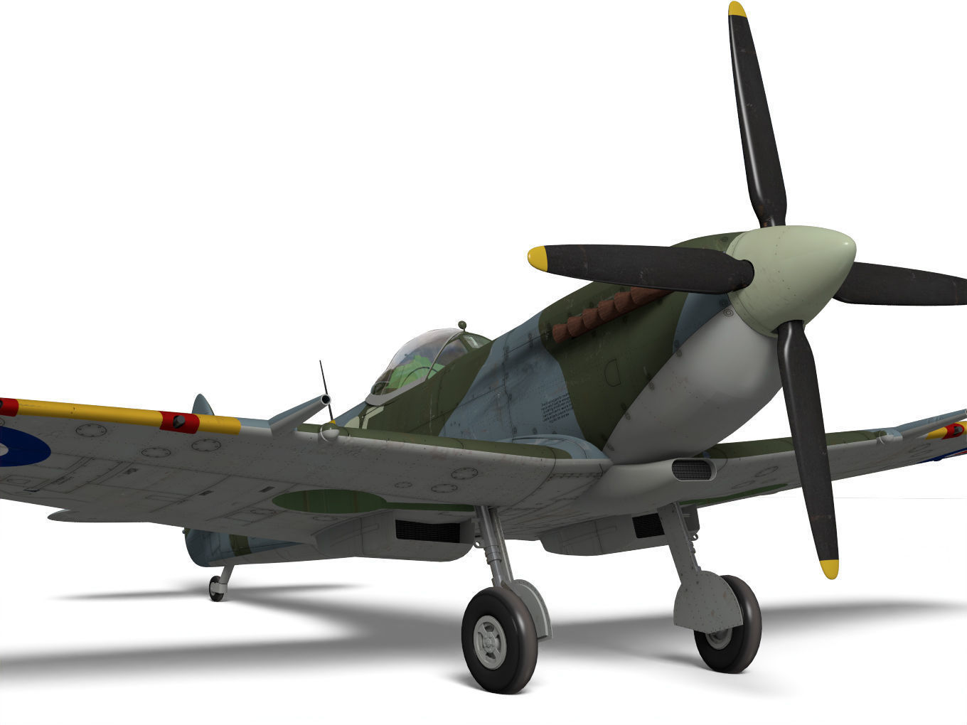 Supermarine Spitfire Mk-XVIe 3D model_7