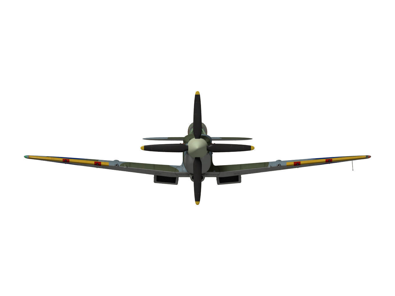 Supermarine Spitfire Mk-XVIe 3D model_11