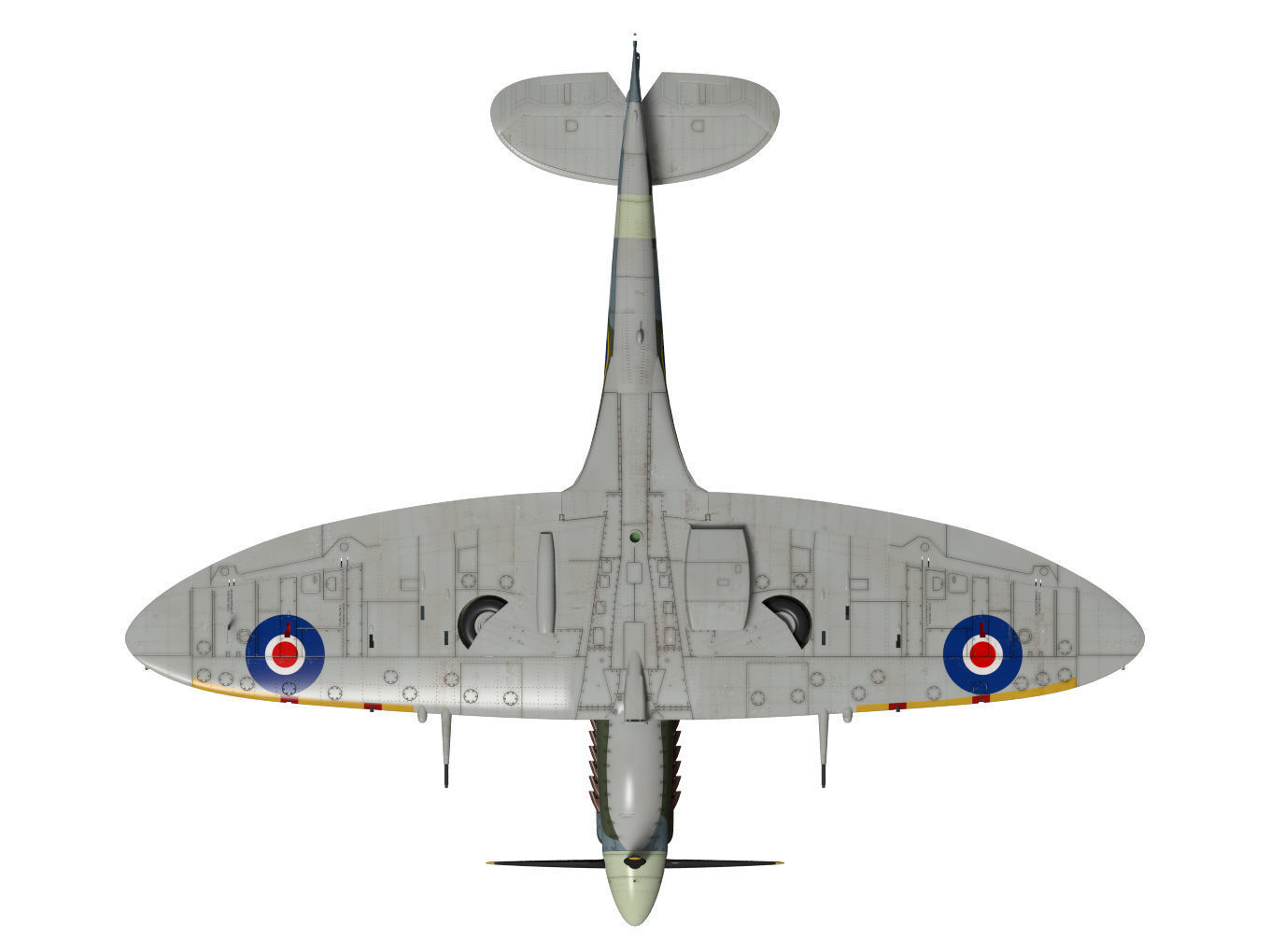 Supermarine Spitfire Mk-XII 3D model_14