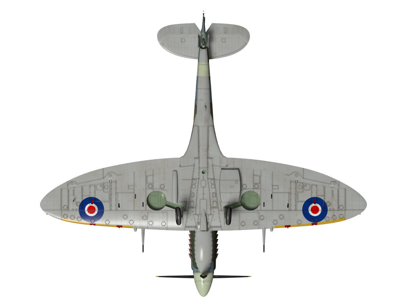 Supermarine Spitfire Mk-XII 3D model_15