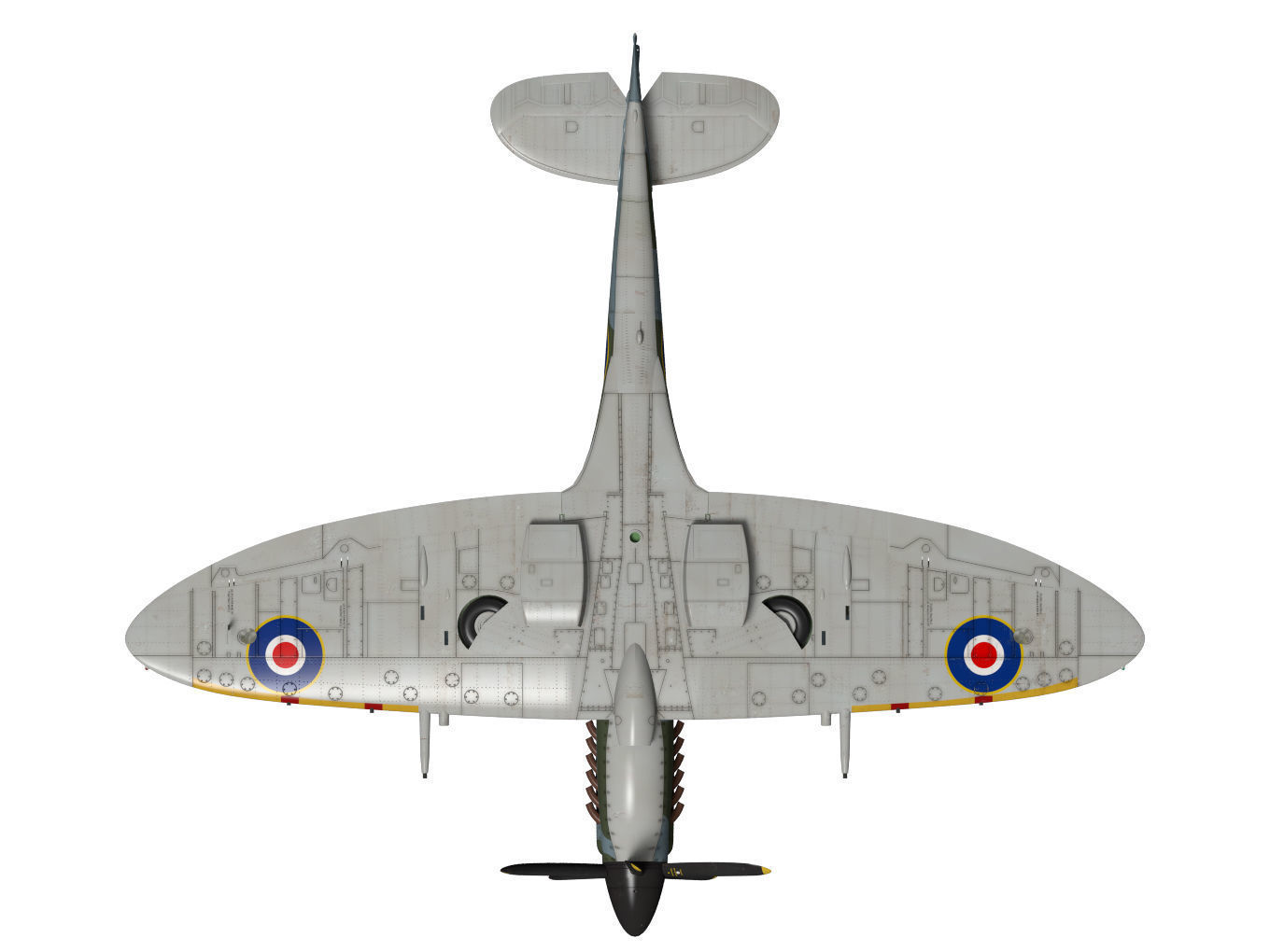 Supermarine Spitfire Mk-XIV 3D model_14