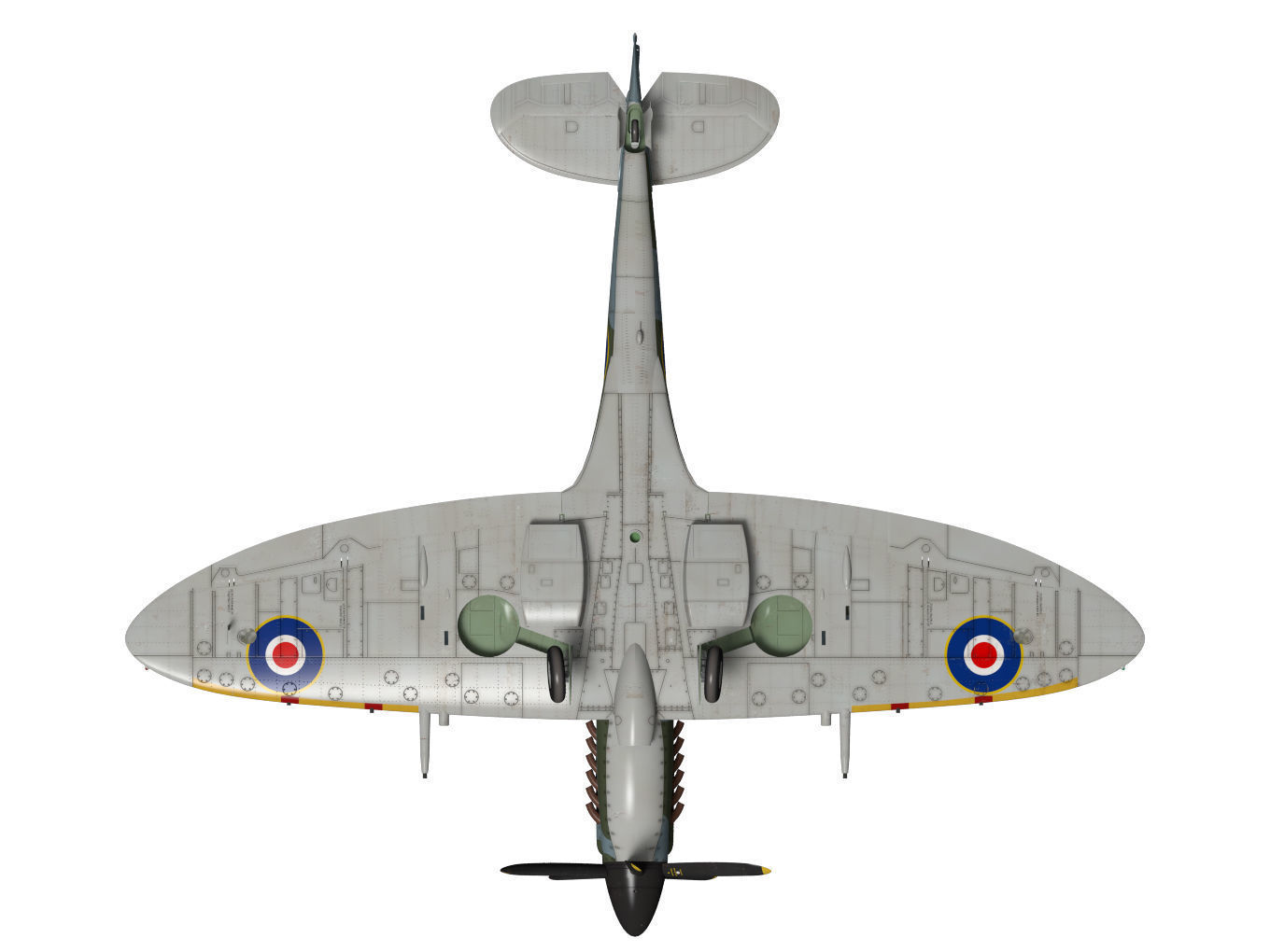 Supermarine Spitfire Mk-XIV 3D model_15