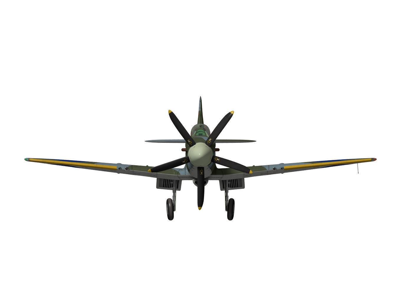 Supermarine Spitfire Mk-XIVe 3D model_12
