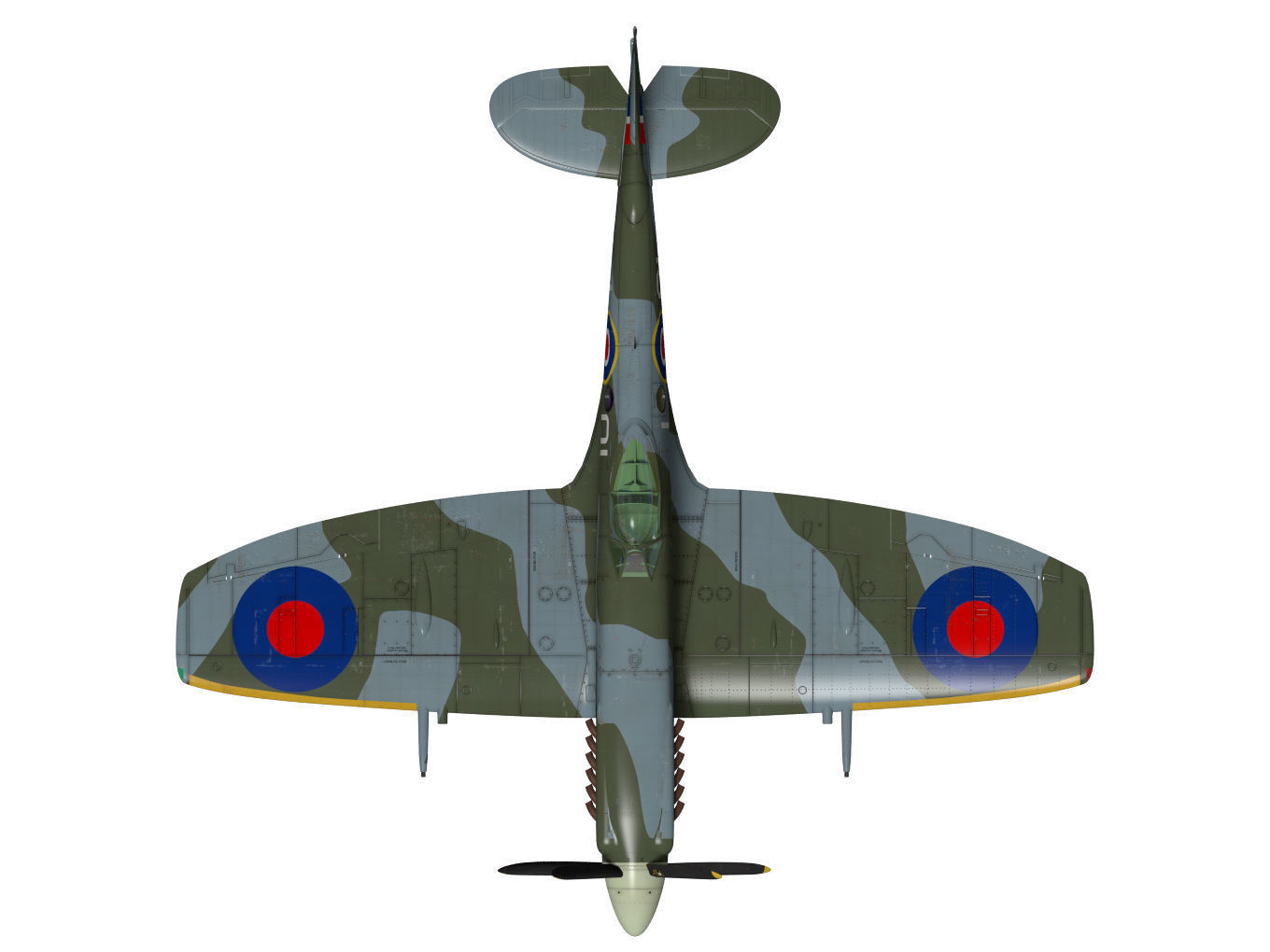 Supermarine Spitfire Mk-XIVe 3D model_13