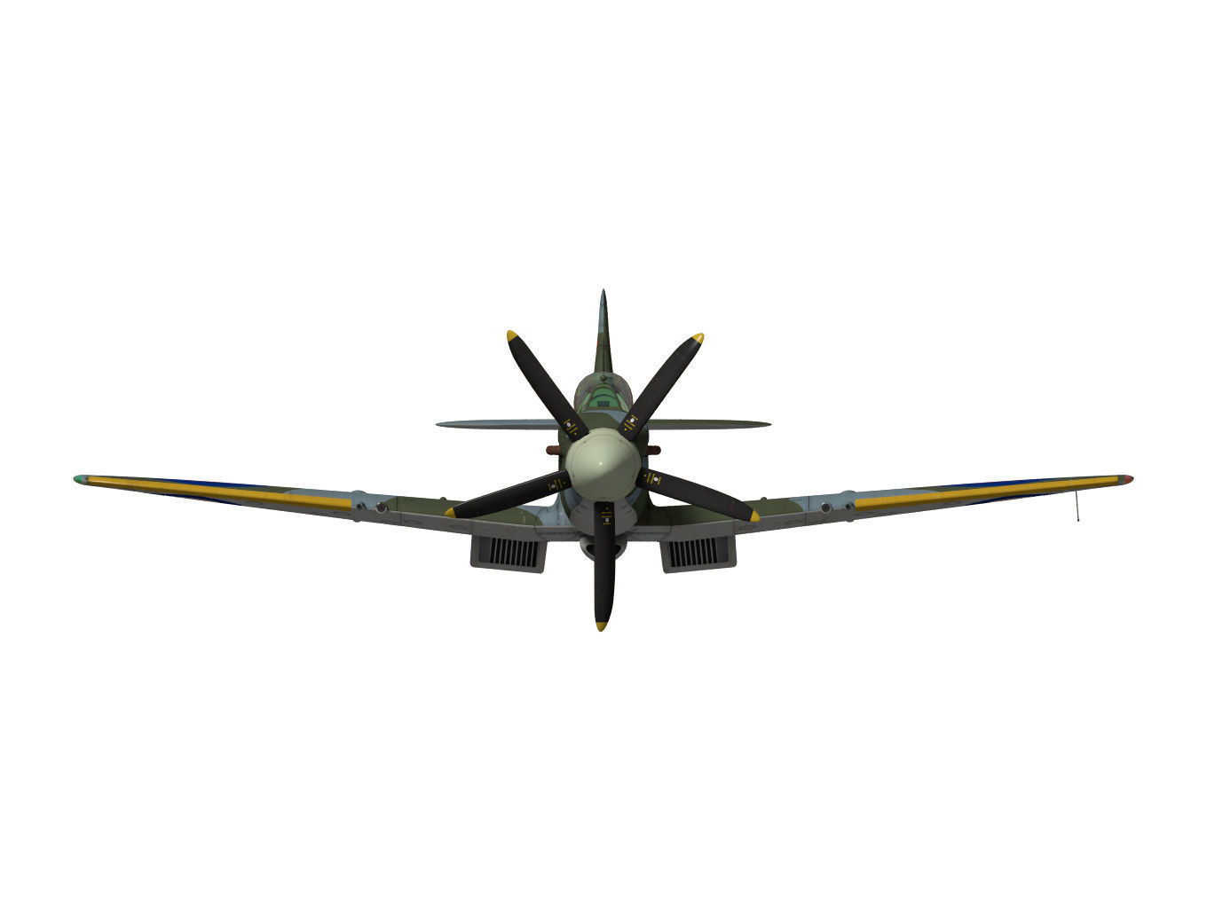 Supermarine Spitfire Mk-XIVe 3D model_11