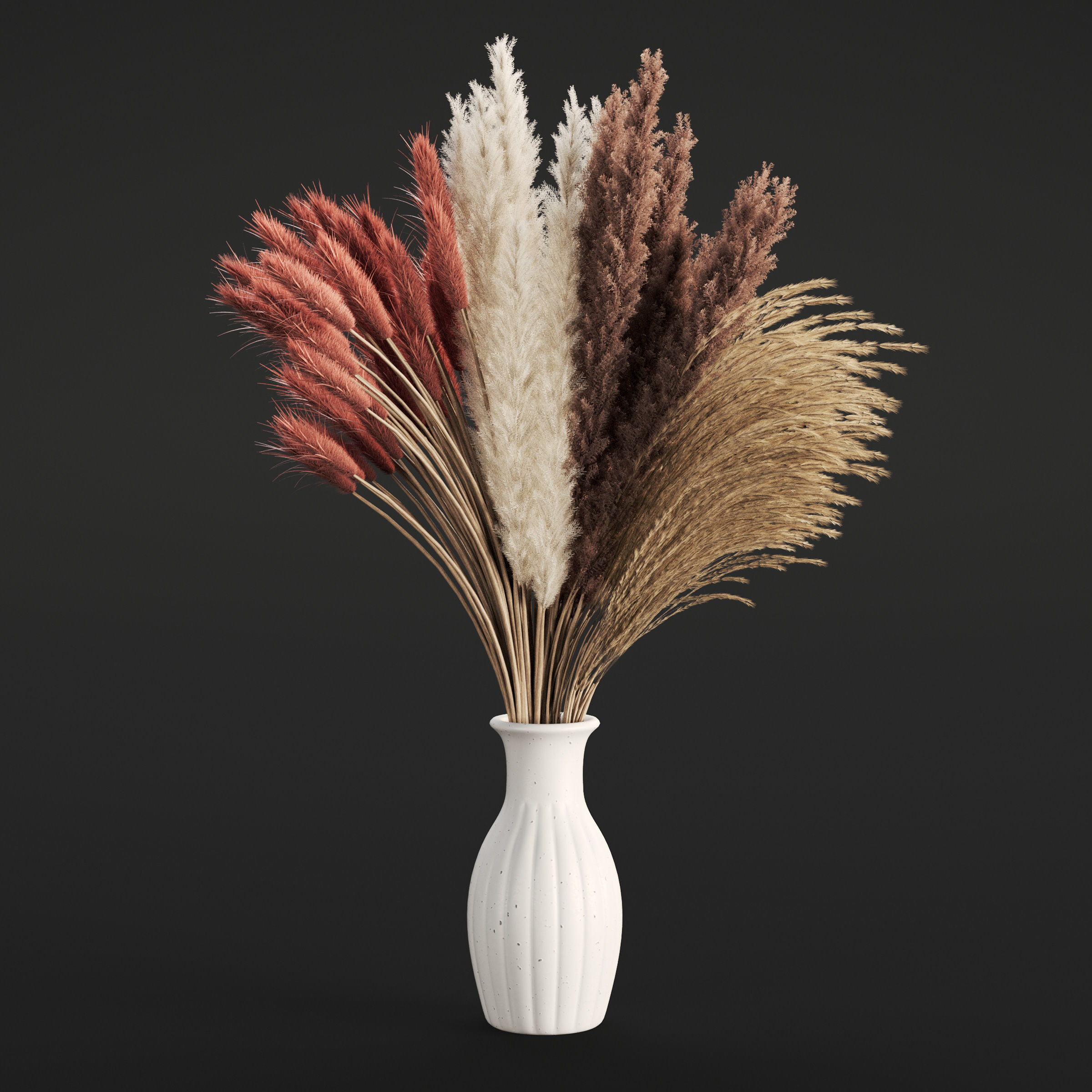 Archmodels vol 294 - collection of dry plant bouquets 3D model_18