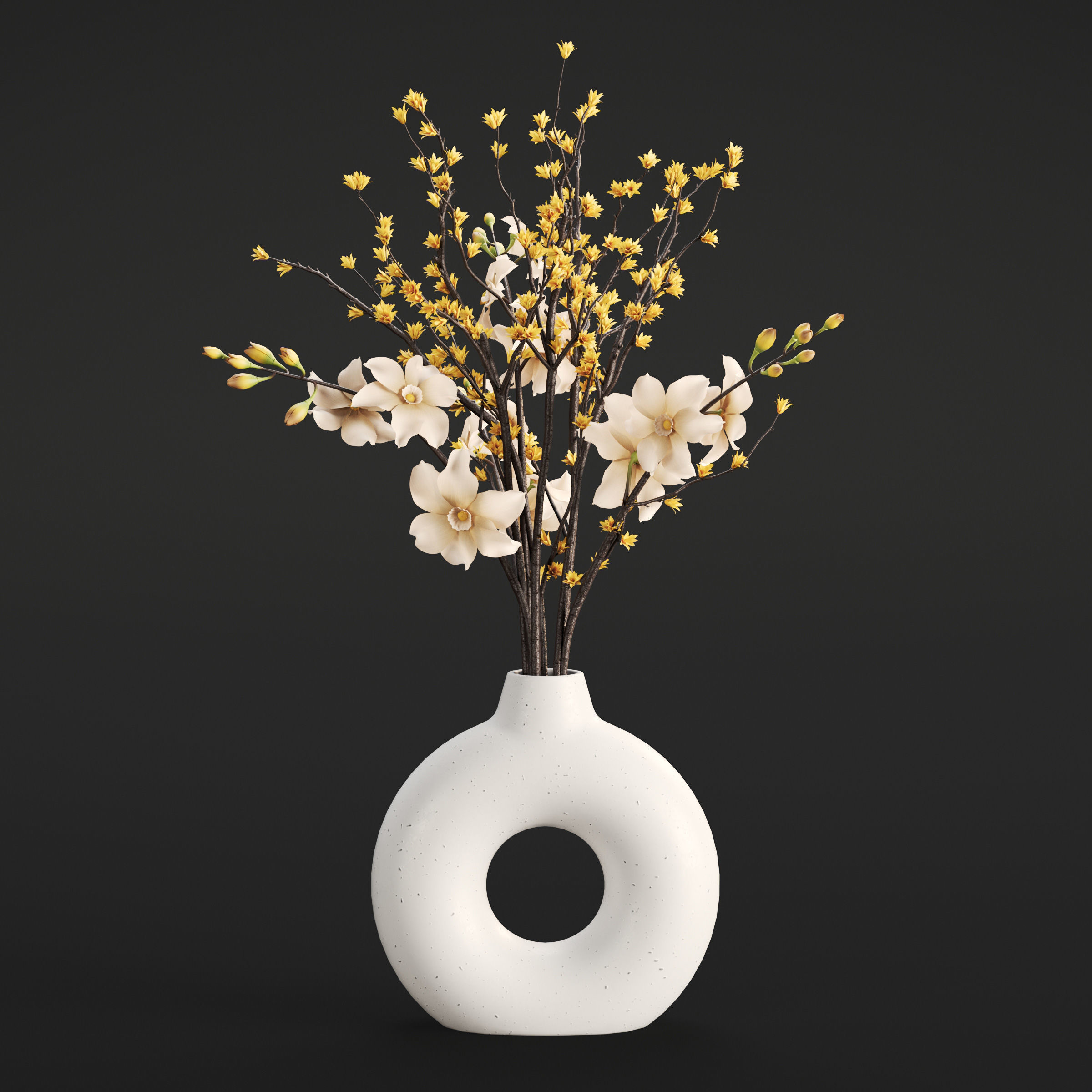 Archmodels vol 294 - collection of dry plant bouquets 3D model_34