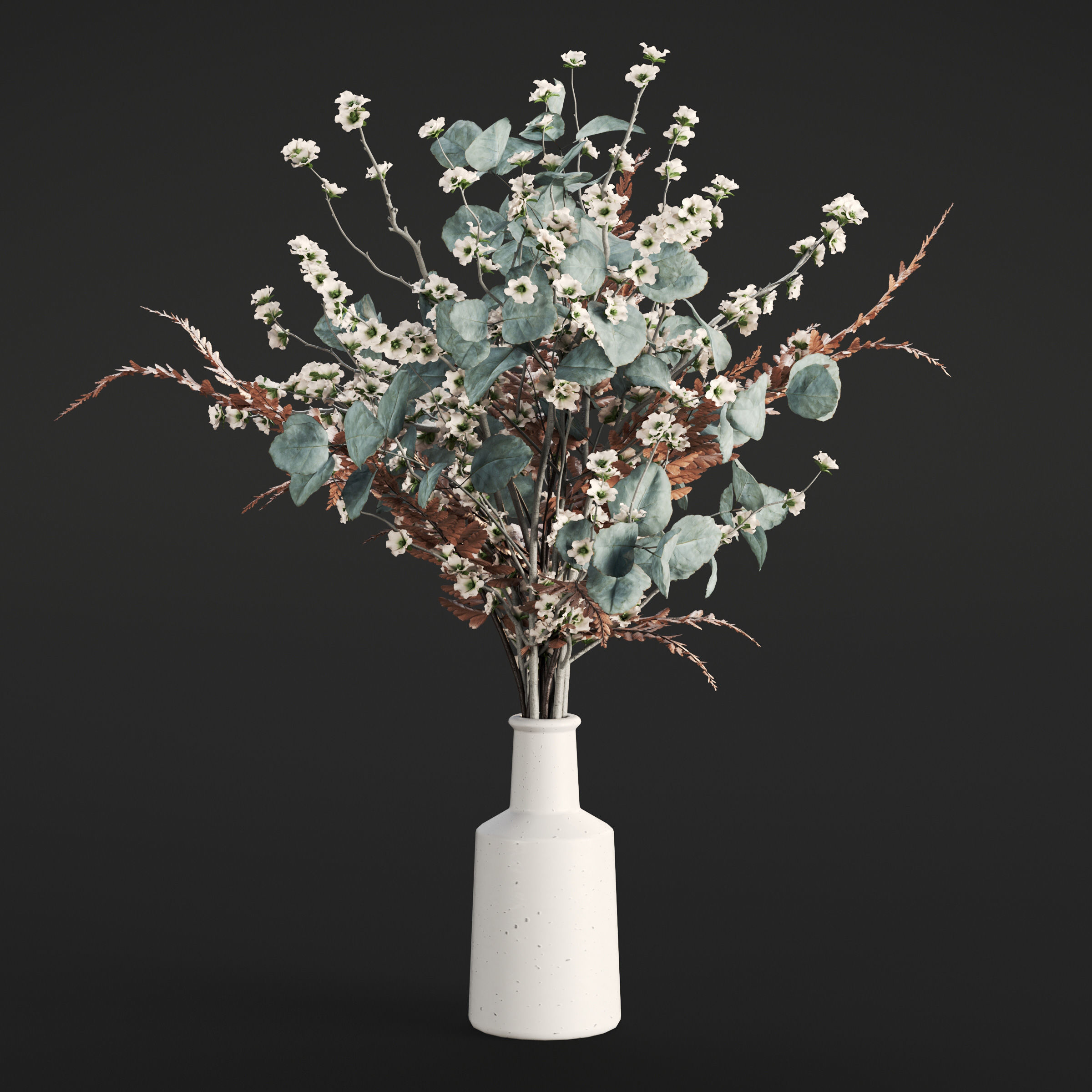 Archmodels vol 294 - collection of dry plant bouquets 3D model_35