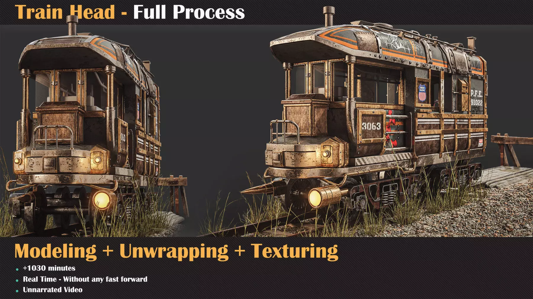 Train Head - Full Tutorial 3D model