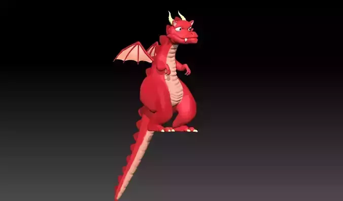 Dragon Creature cartoon - Updated version