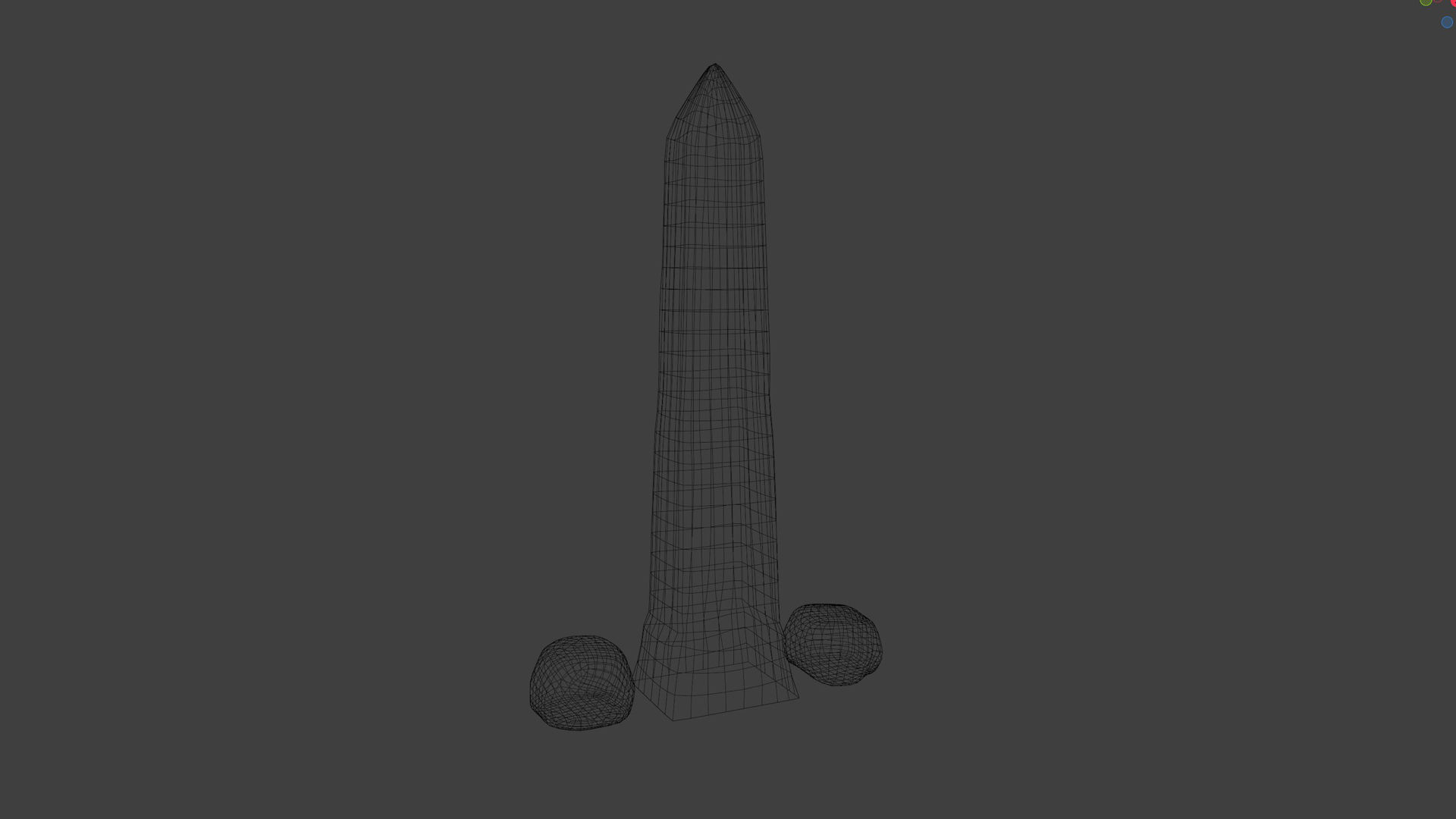 stele   tombstone   rock  stone 3D model_3