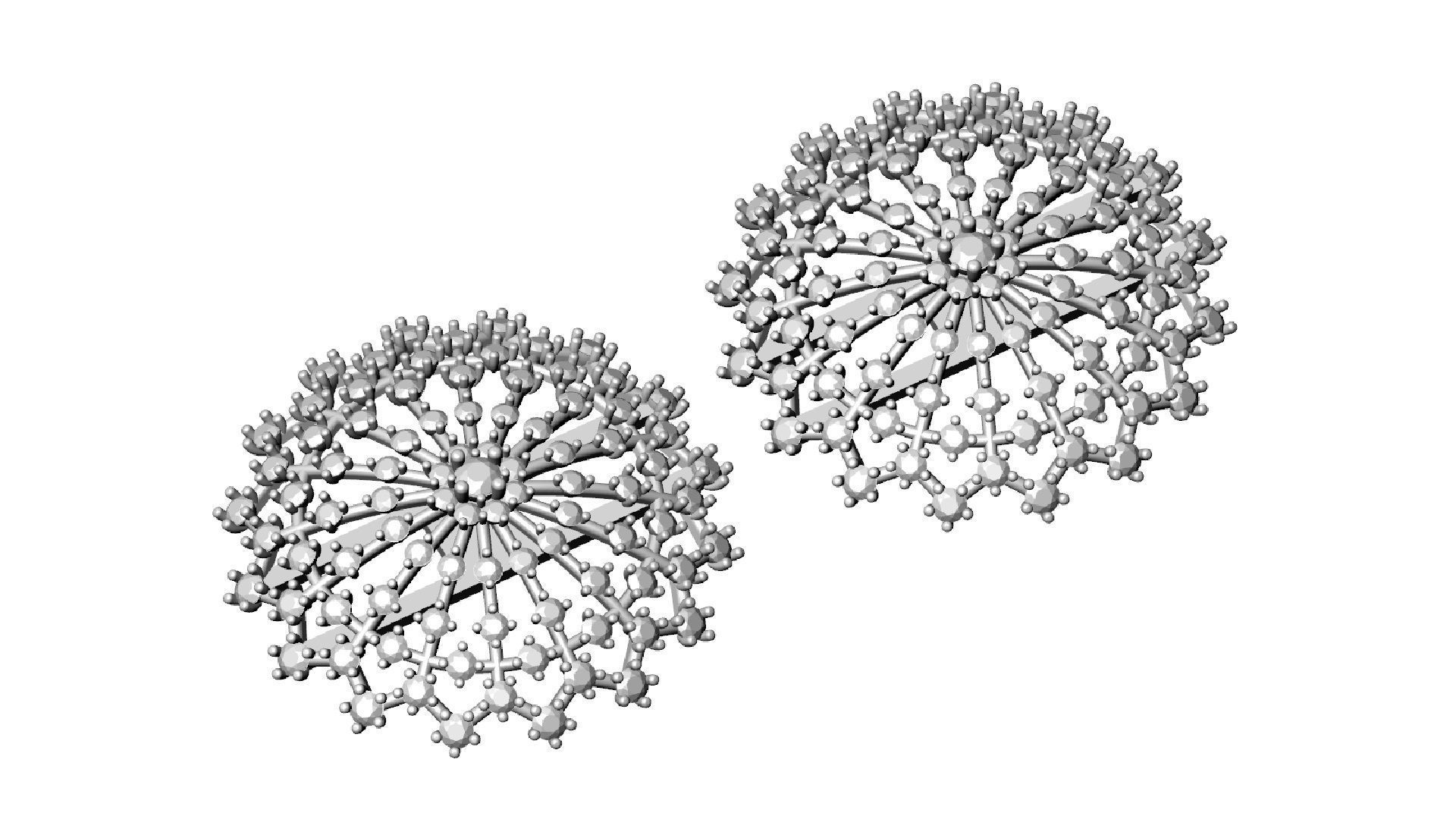 ELEFANT SNOWFLAKE DIAMOND EARRING 3D print model_5