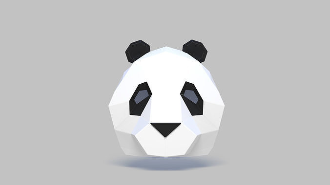 Panda Mask 3D print model