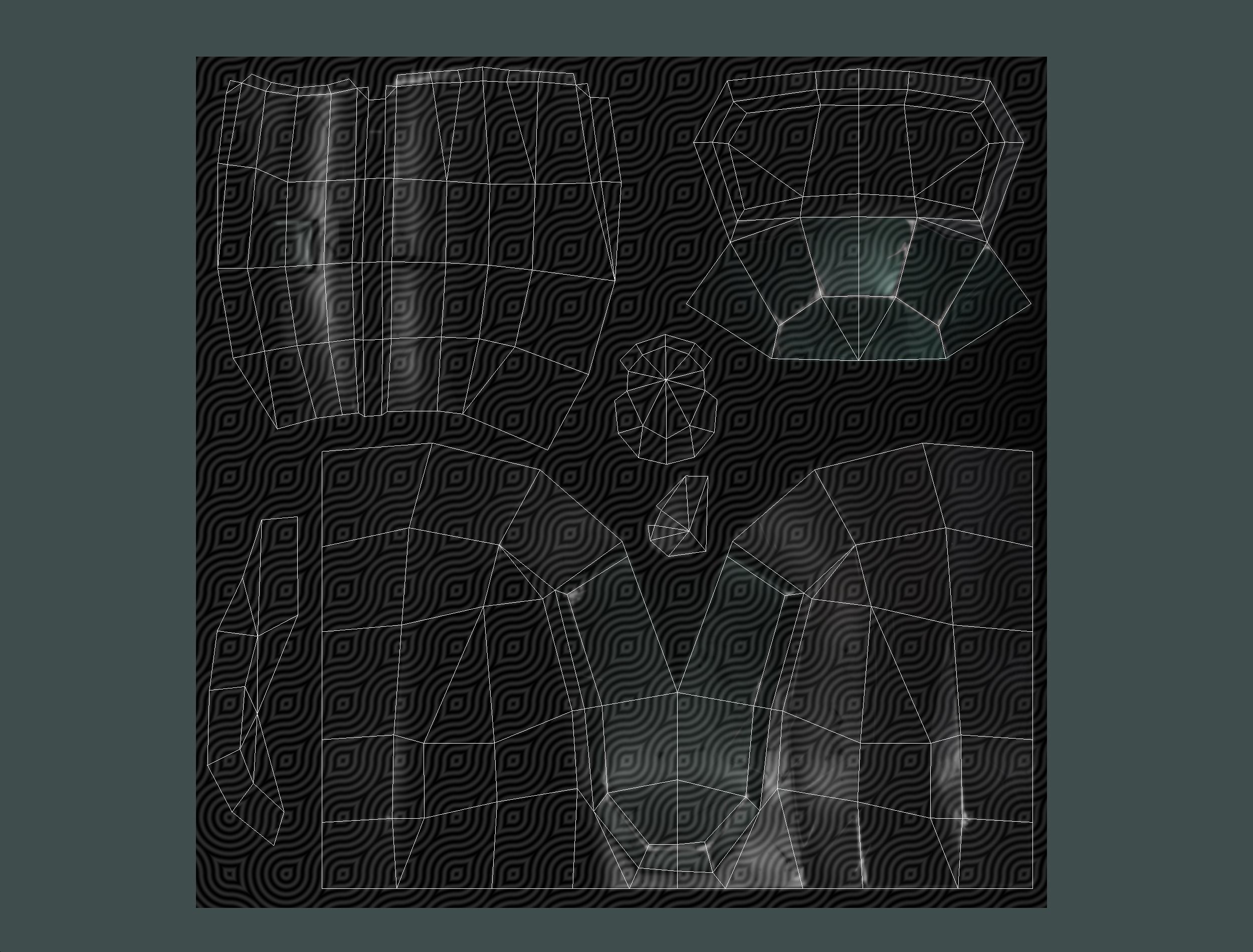 Cartoon Sci-Fi Cyborg Drone Sniper Soldier Low-poly 3D model_63