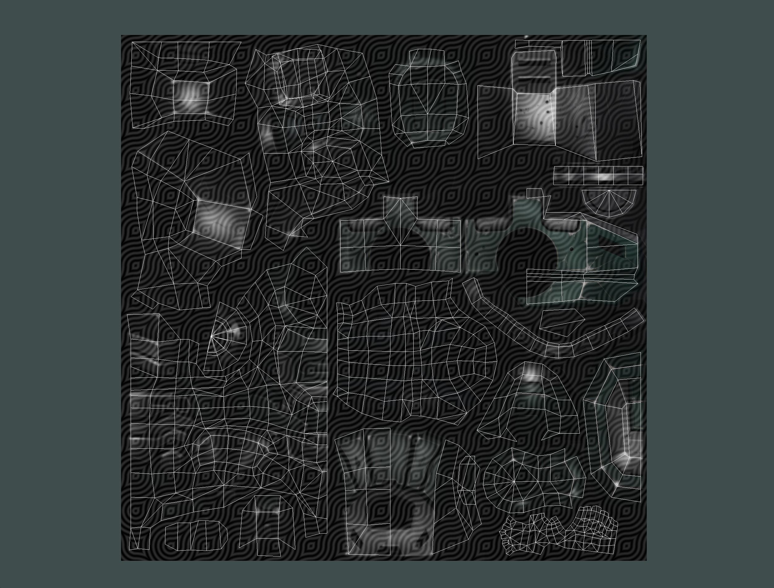 Cartoon Sci-Fi Cyborg Drone Sniper Soldier Low-poly 3D model_62