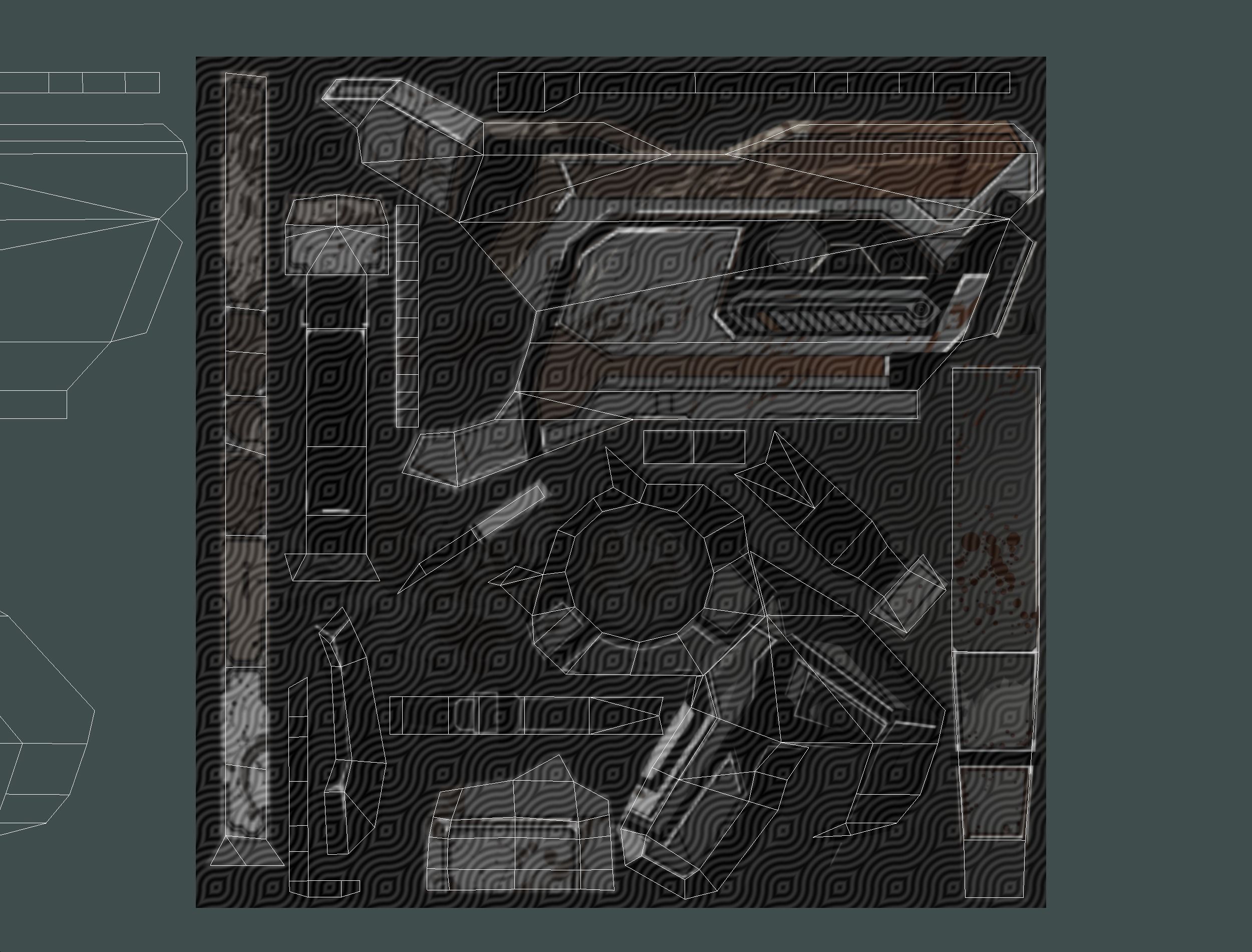 Cartoon Sci-Fi Cyborg Drone Sniper Soldier Low-poly 3D model_60