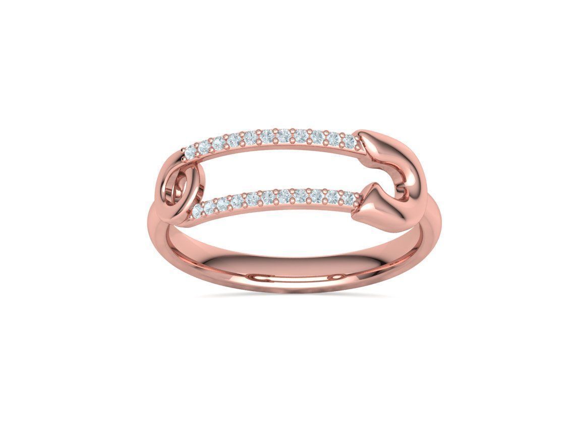 Safety Pin Collection 2 Rings 3Dmodels _28