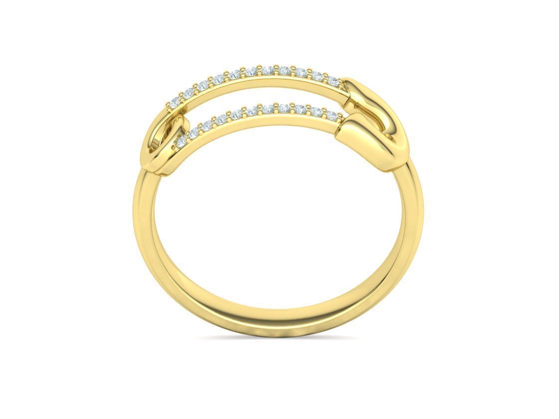 Safety Pin Collection 2 Rings 3Dmodels _26