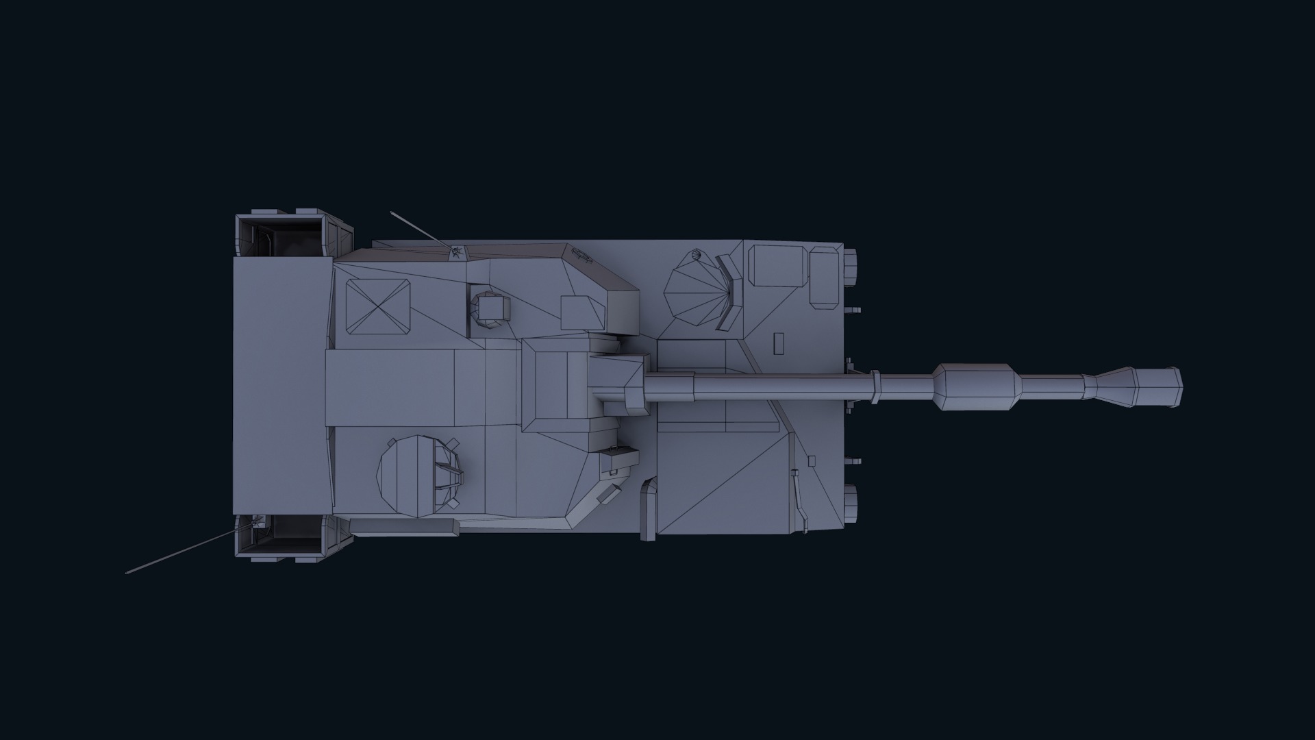 Asset - Army - M109 Howitzer Model Realistic Low-poly 3D model_35