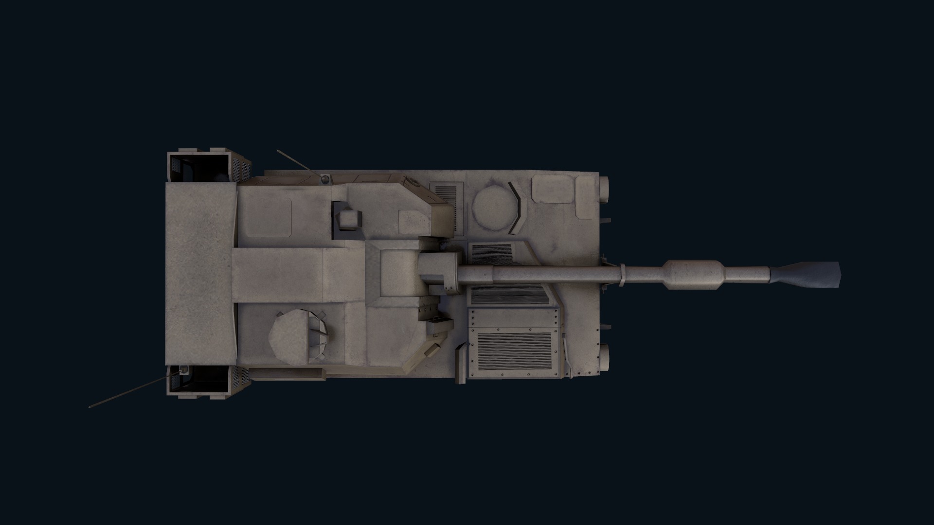 Asset - Army - M109 Howitzer Model Realistic Low-poly 3D model_40