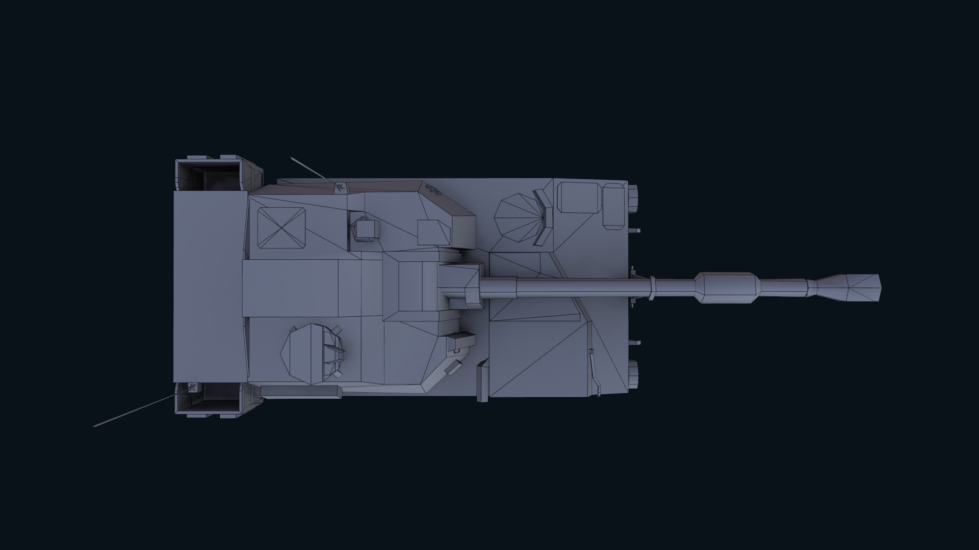 Asset - Army - M109 Howitzer Model Realistic Low-poly 3D model_45