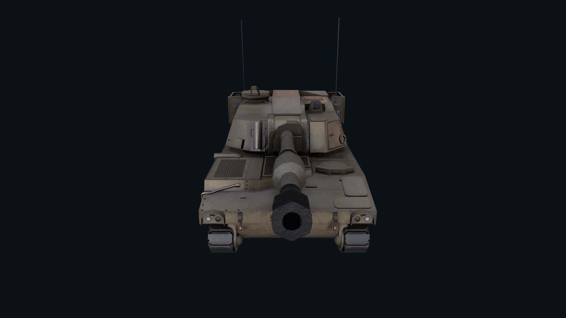 Asset - Army - M109 Howitzer Model Realistic Low-poly 3D model_7