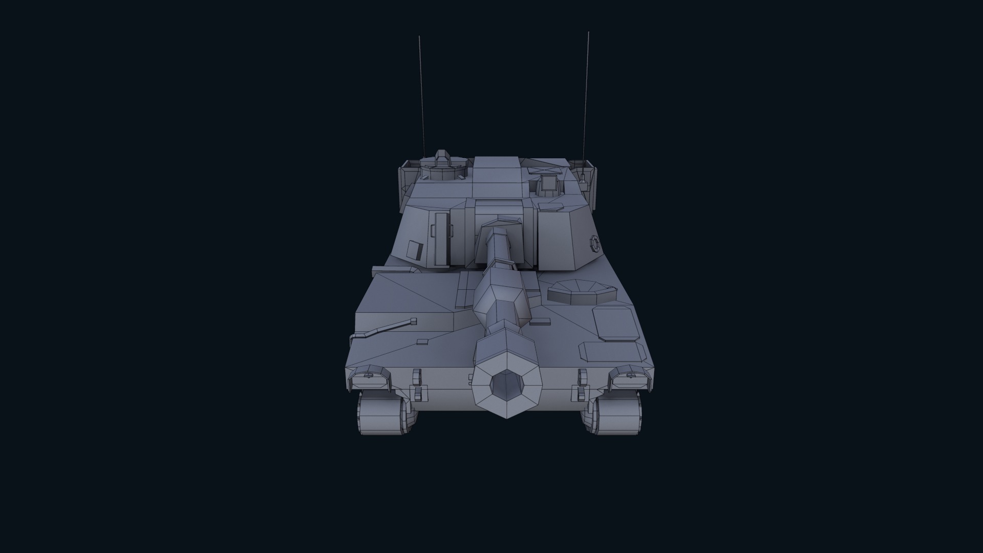 Asset - Army - M109 Howitzer Model Realistic Low-poly 3D model_32