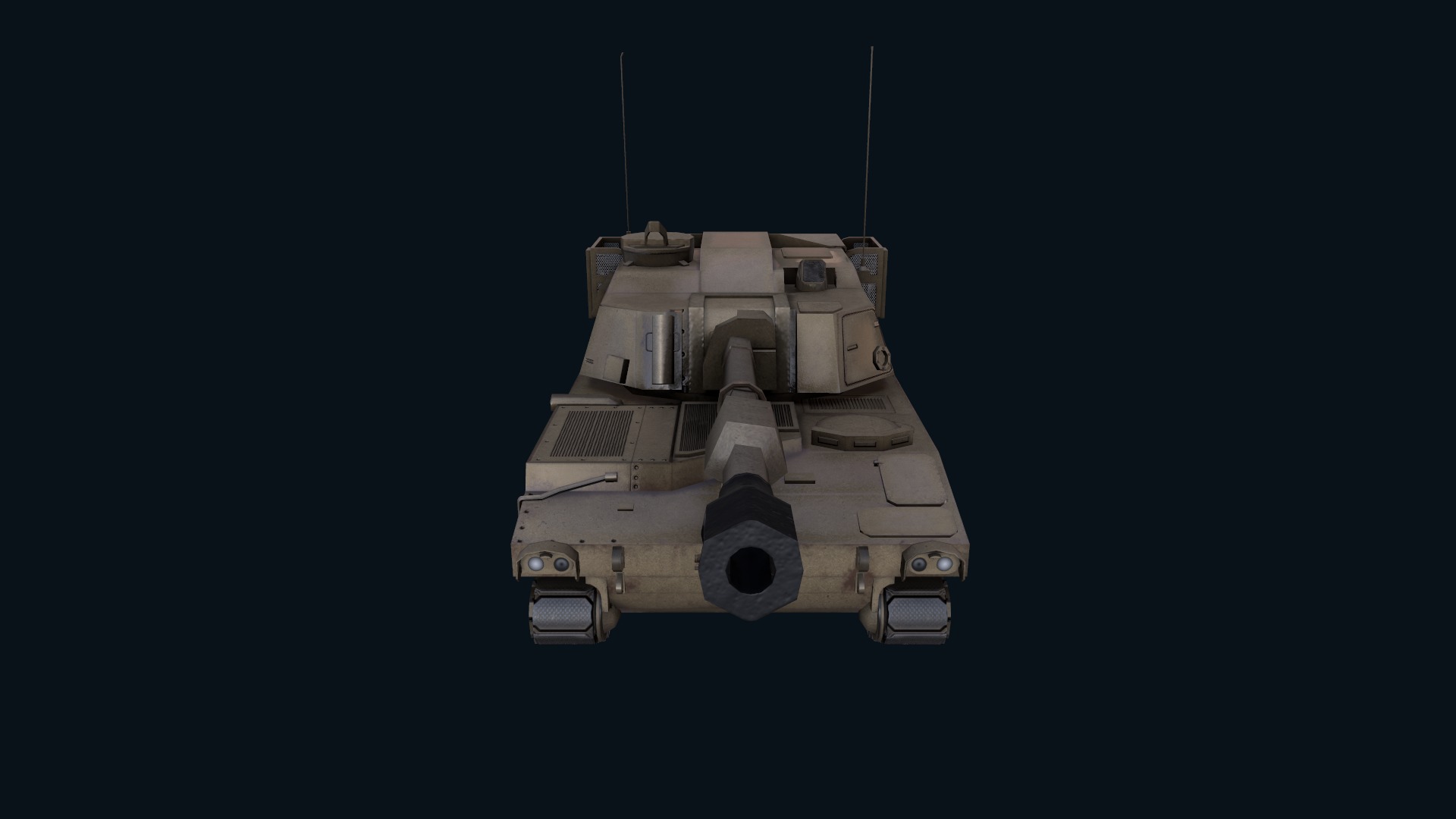 Asset - Army - M109 Howitzer Model Realistic Low-poly 3D model_17