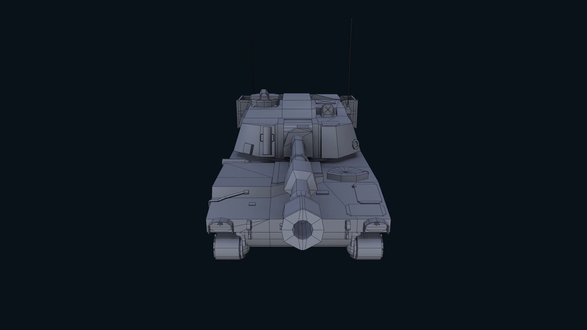 Asset - Army - M109 Howitzer Model Realistic Low-poly 3D model_22