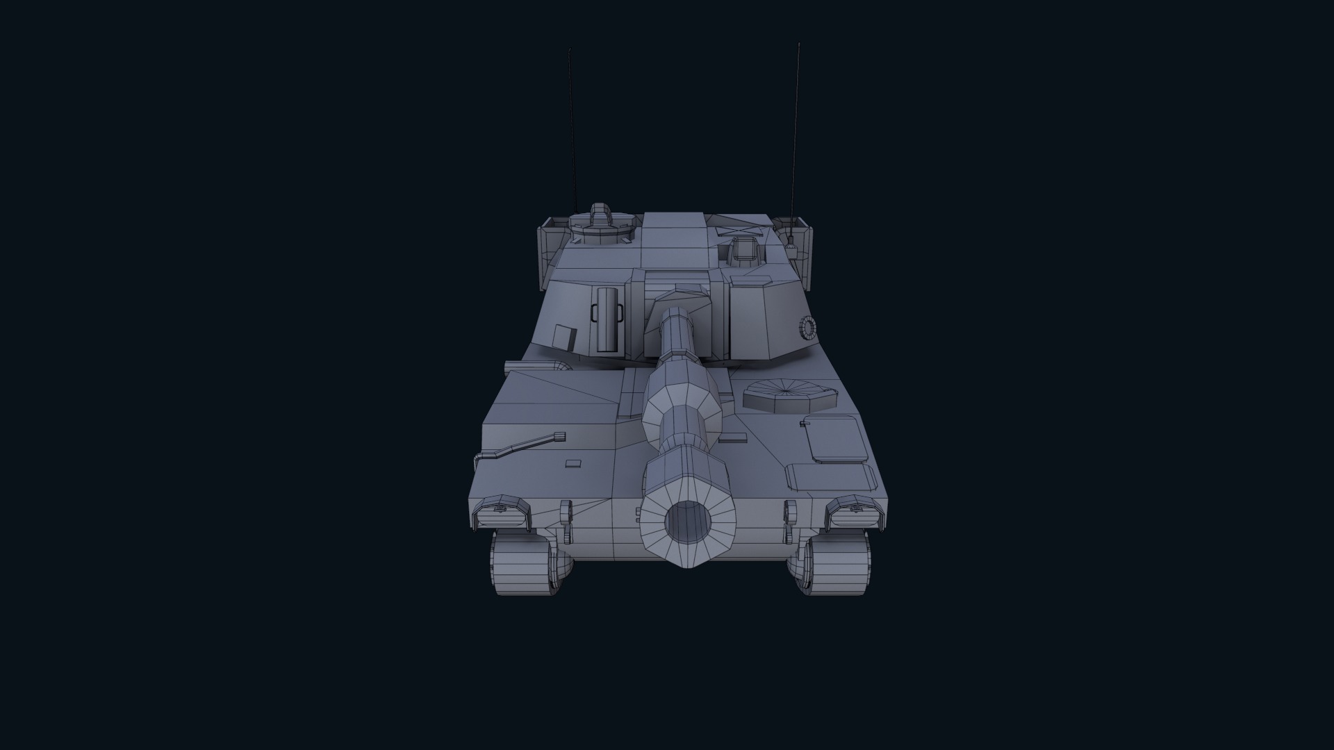 Asset - Army - M109 Howitzer Model Realistic Low-poly 3D model_12