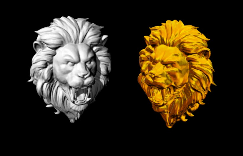 LATEST LION HEAD BLENDER MODEL 3D print model_3