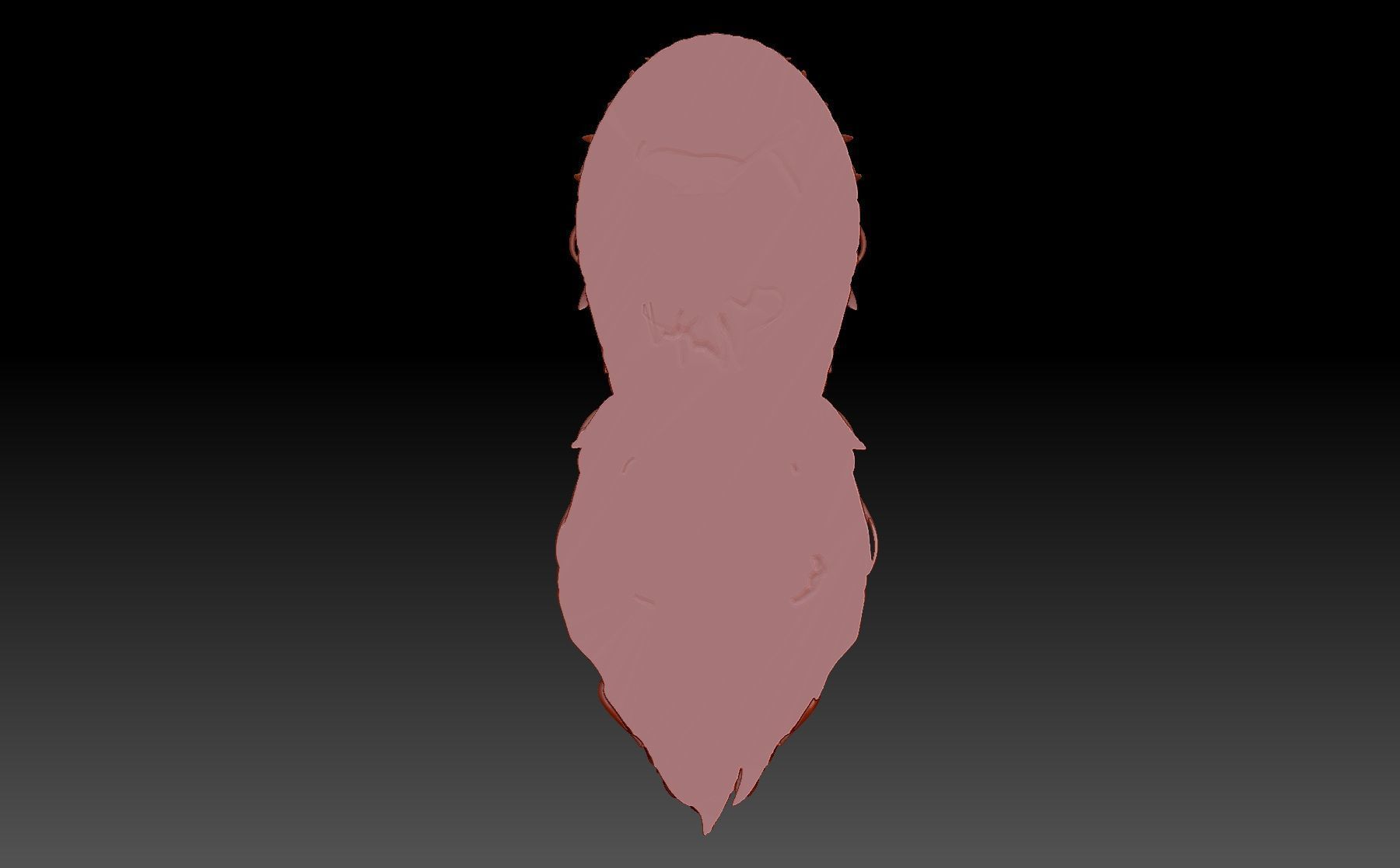 Lion girl 3D print model_2