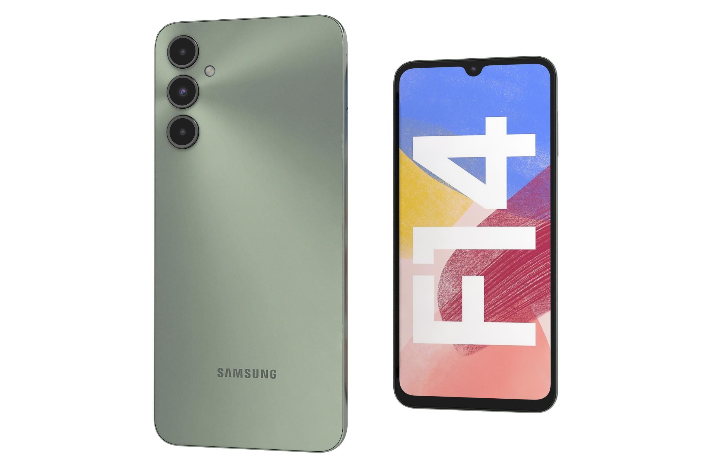 Samsung Galaxy F14 4G Green 3D model_7