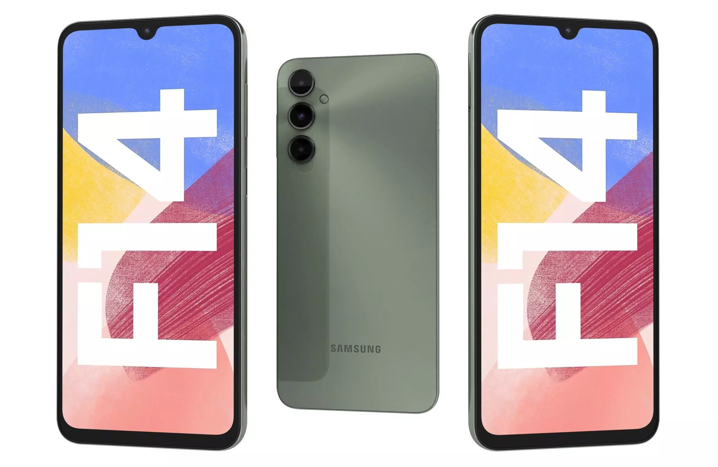 Samsung Galaxy F14 4G Green 3D model_0